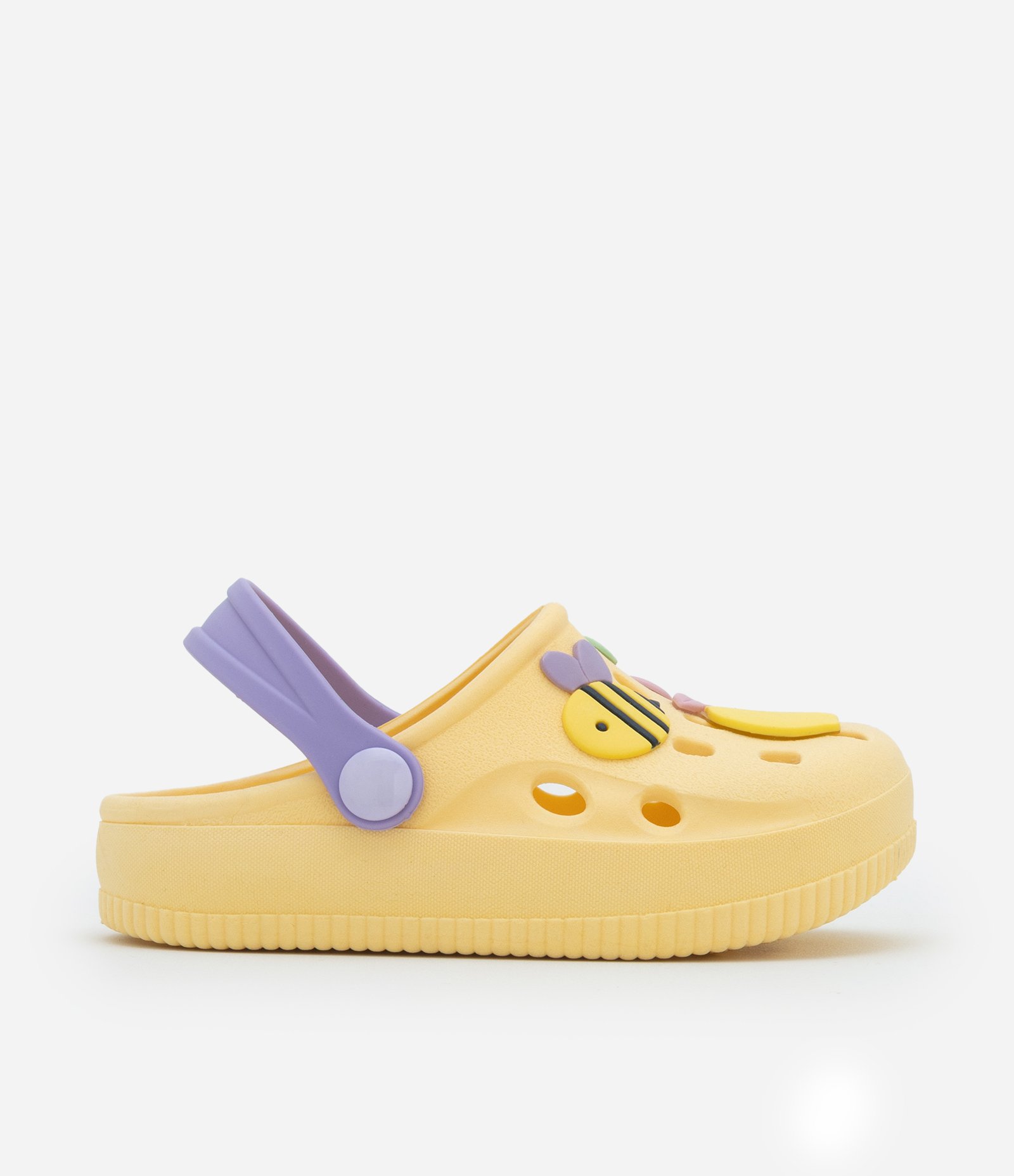 Sandalia Infantil Babuche Abelha e Frutinhas - Tam 24 ao 33 Amarelo 5