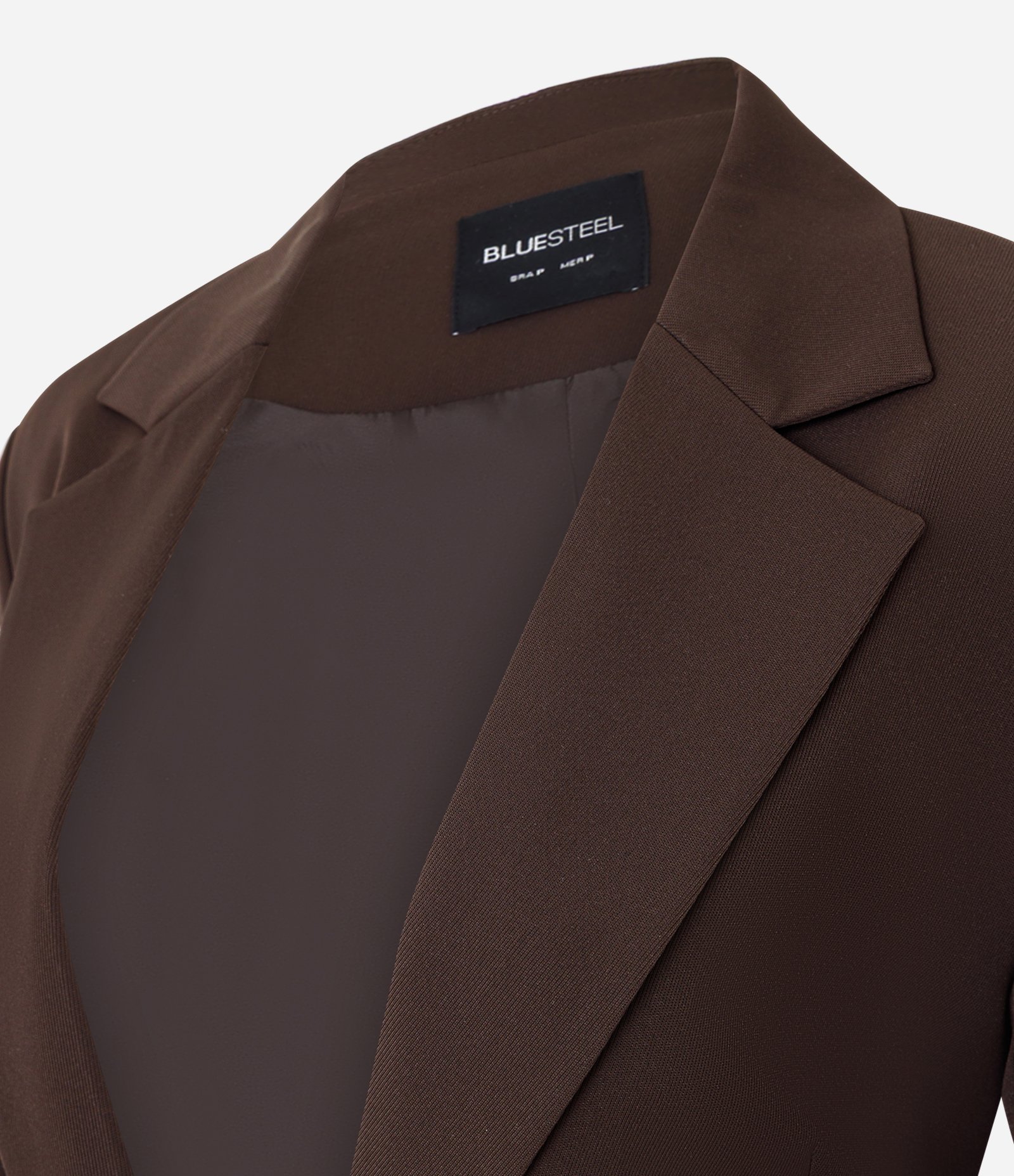 Blazer Alfaiatado com Amarração nas Costas Marrom 2