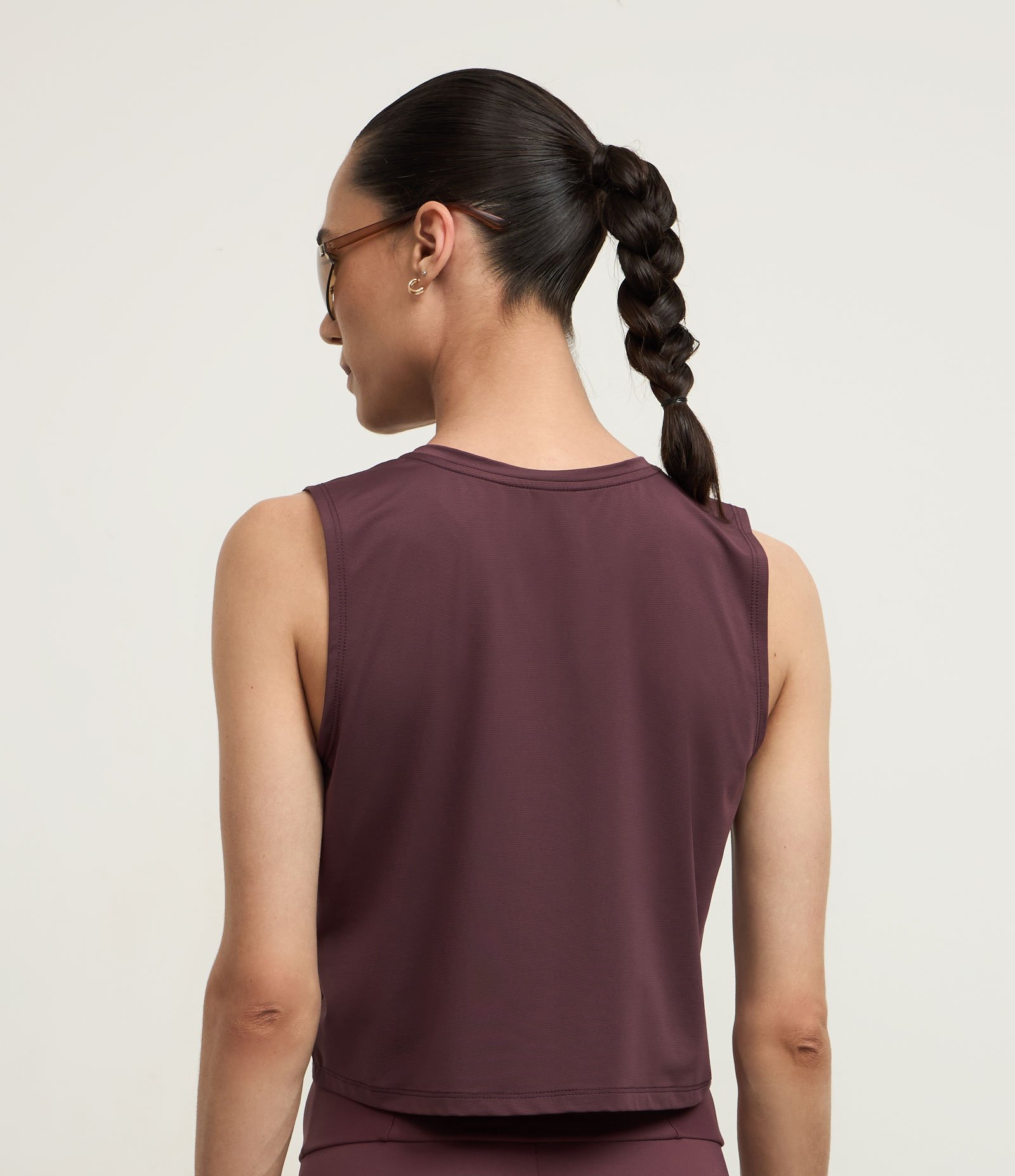 Regata Machão Cropped em Microfibra com Estampa Sport Club Vinho 3