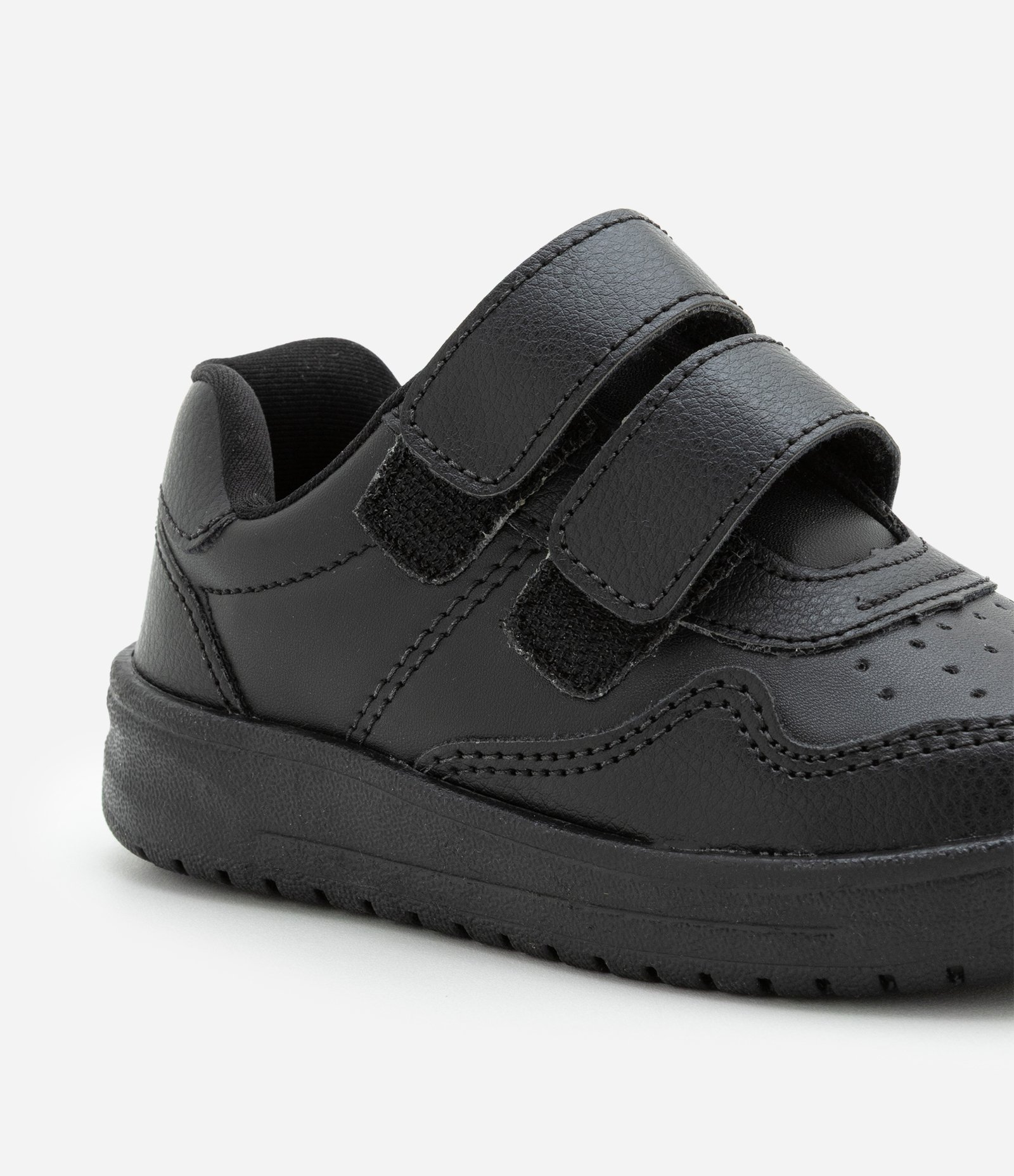 Tênis Infantil Básico em PU - Tam 20 ao 27 Preto 4