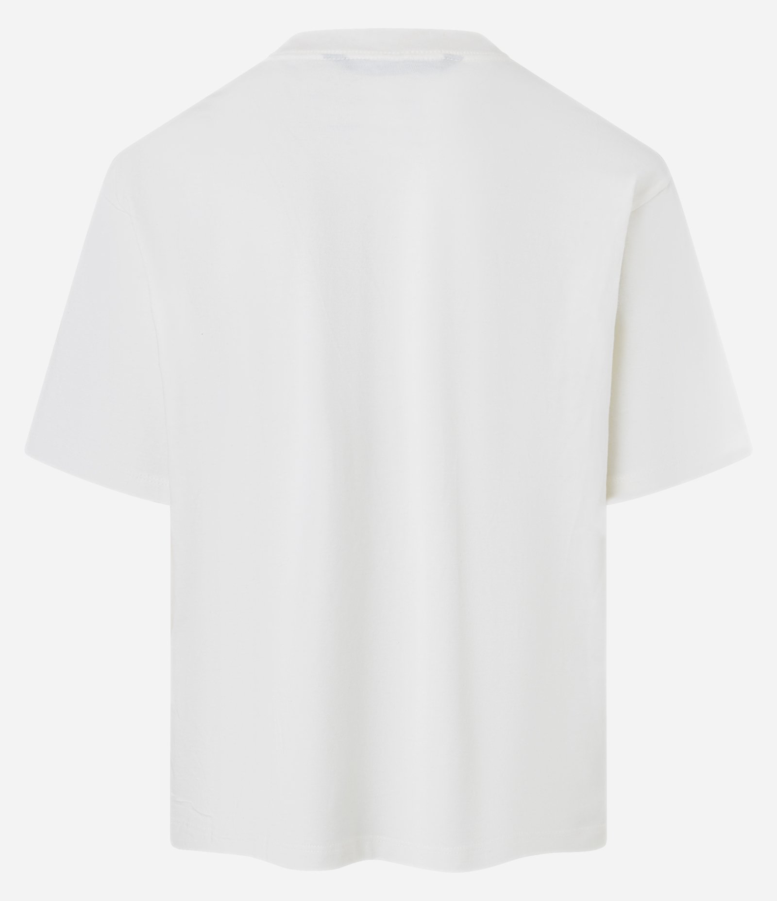 Camiseta Boxy em Algodão com Mini Silk Bordado Branco 7