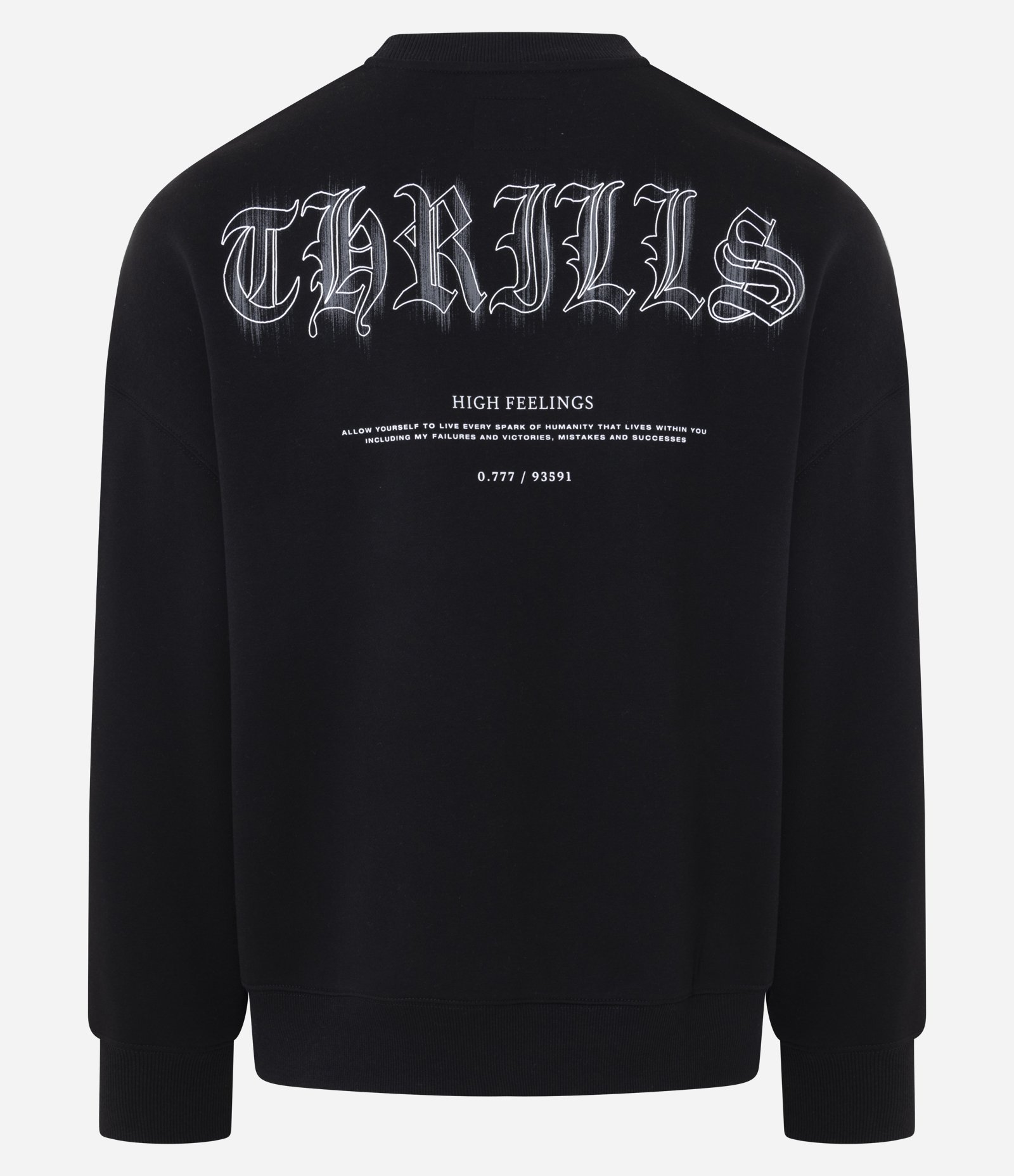 Casaco em Moletinho com Felpa e Lettering e Bordado Sicko Preto 7