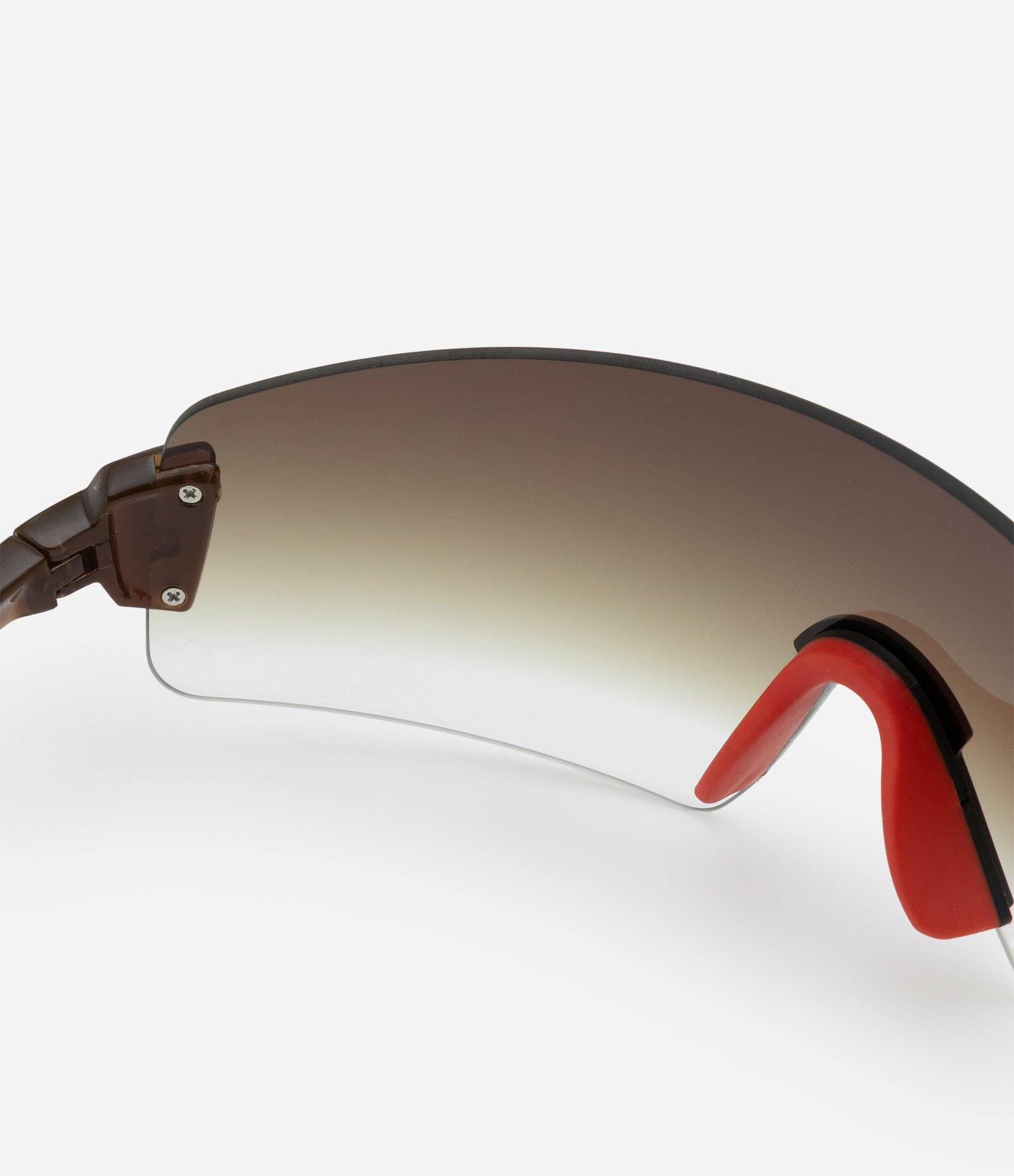 Óculos de Sol Esportivo Sem Aro e Lente Degradê Marrom 3