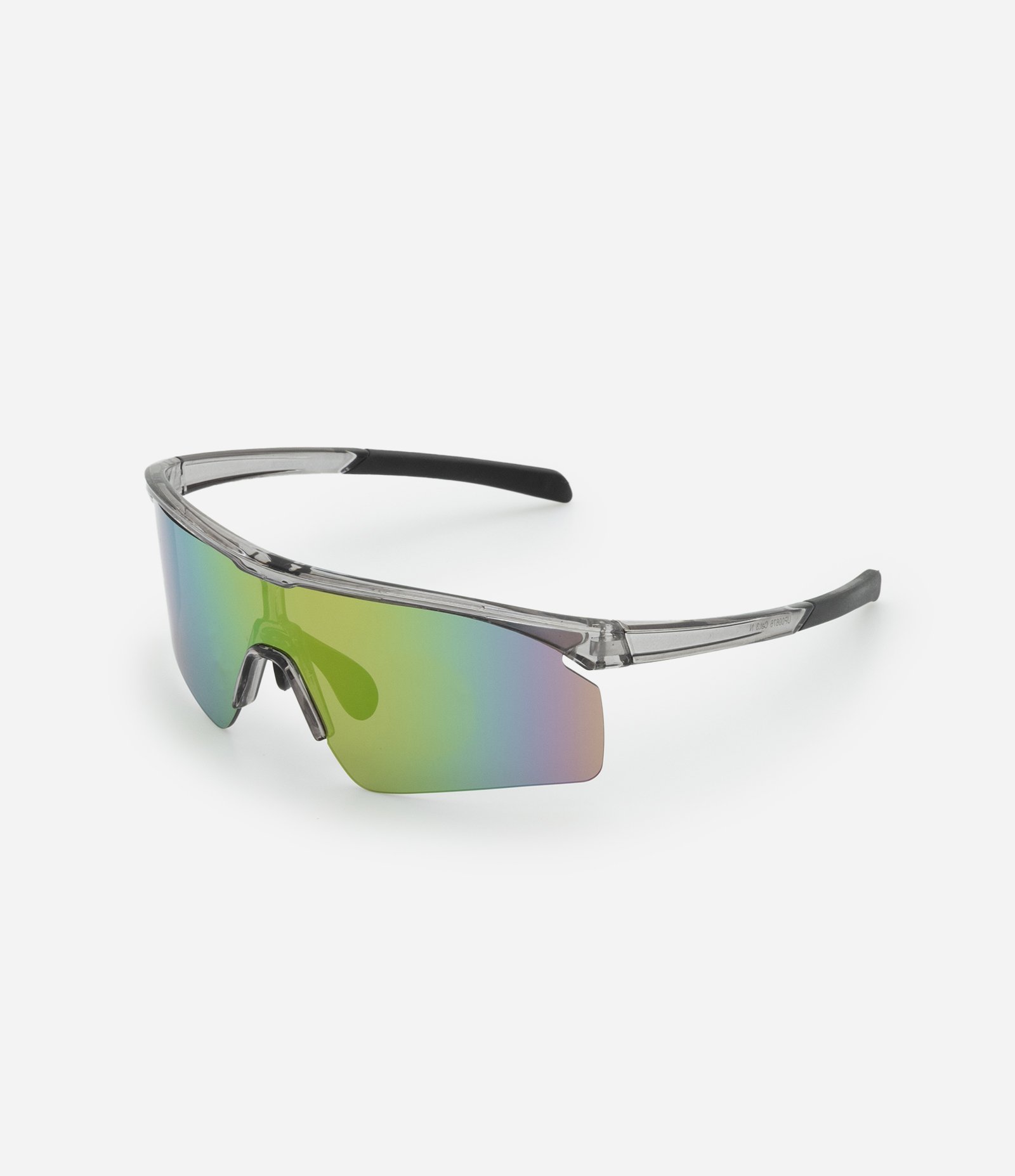 Óculos de Sol Esportivo com Lente Espelhada Cinza 1