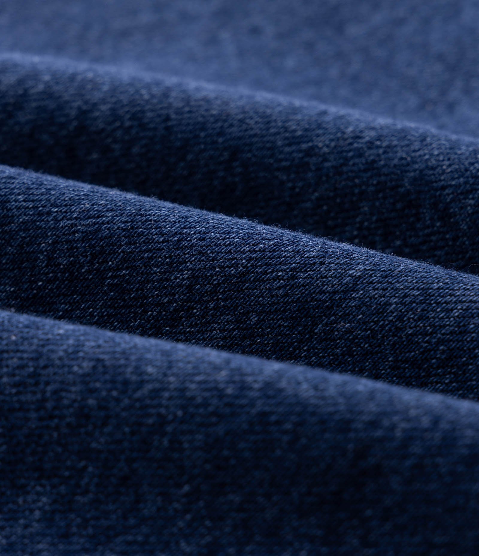 Camisa Overboxy em Jeans com Zíper Frontal Azul Marinho 7