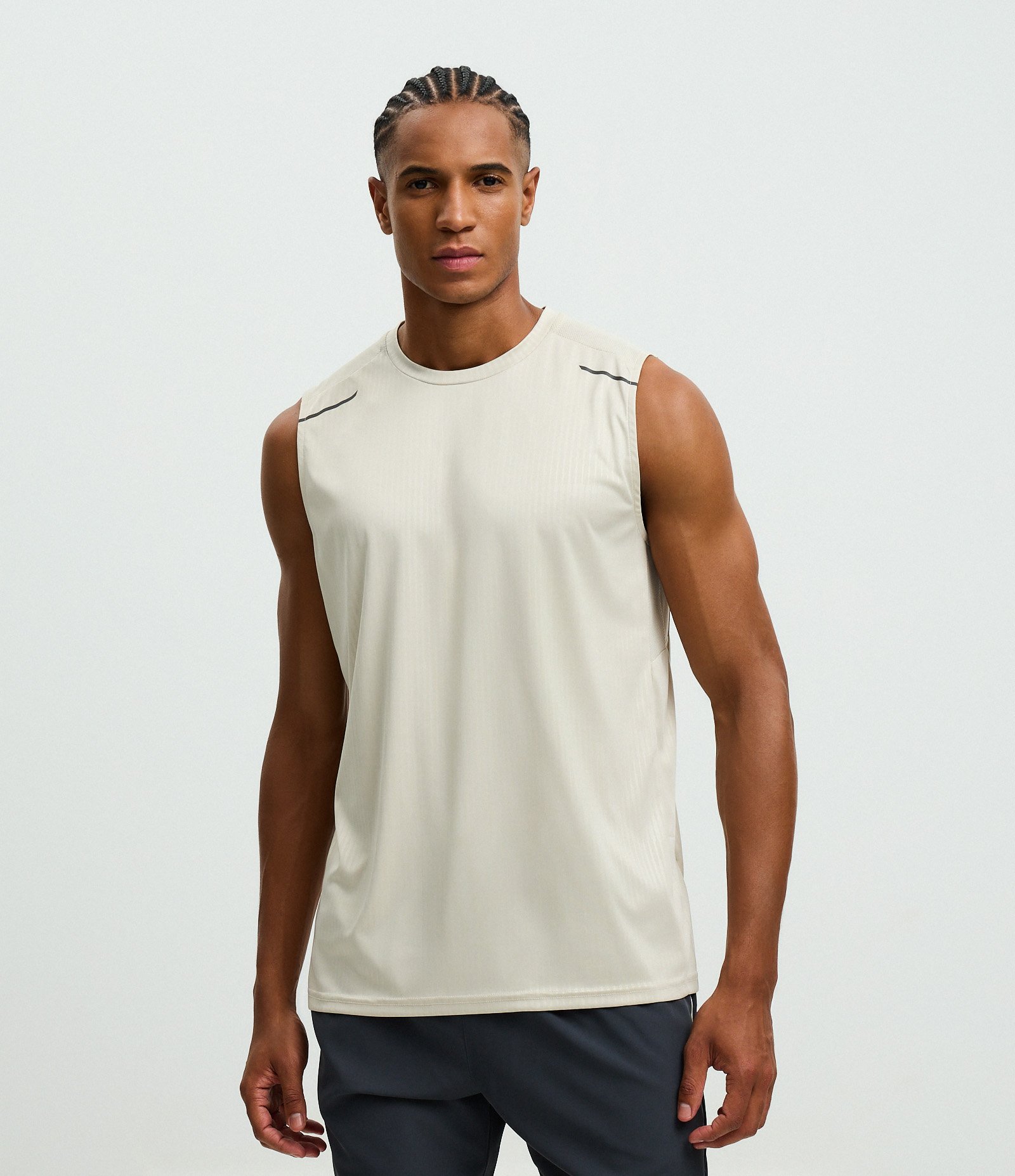 Regata Esportiva Regular com Tecnologia Dry Bege Claro 1