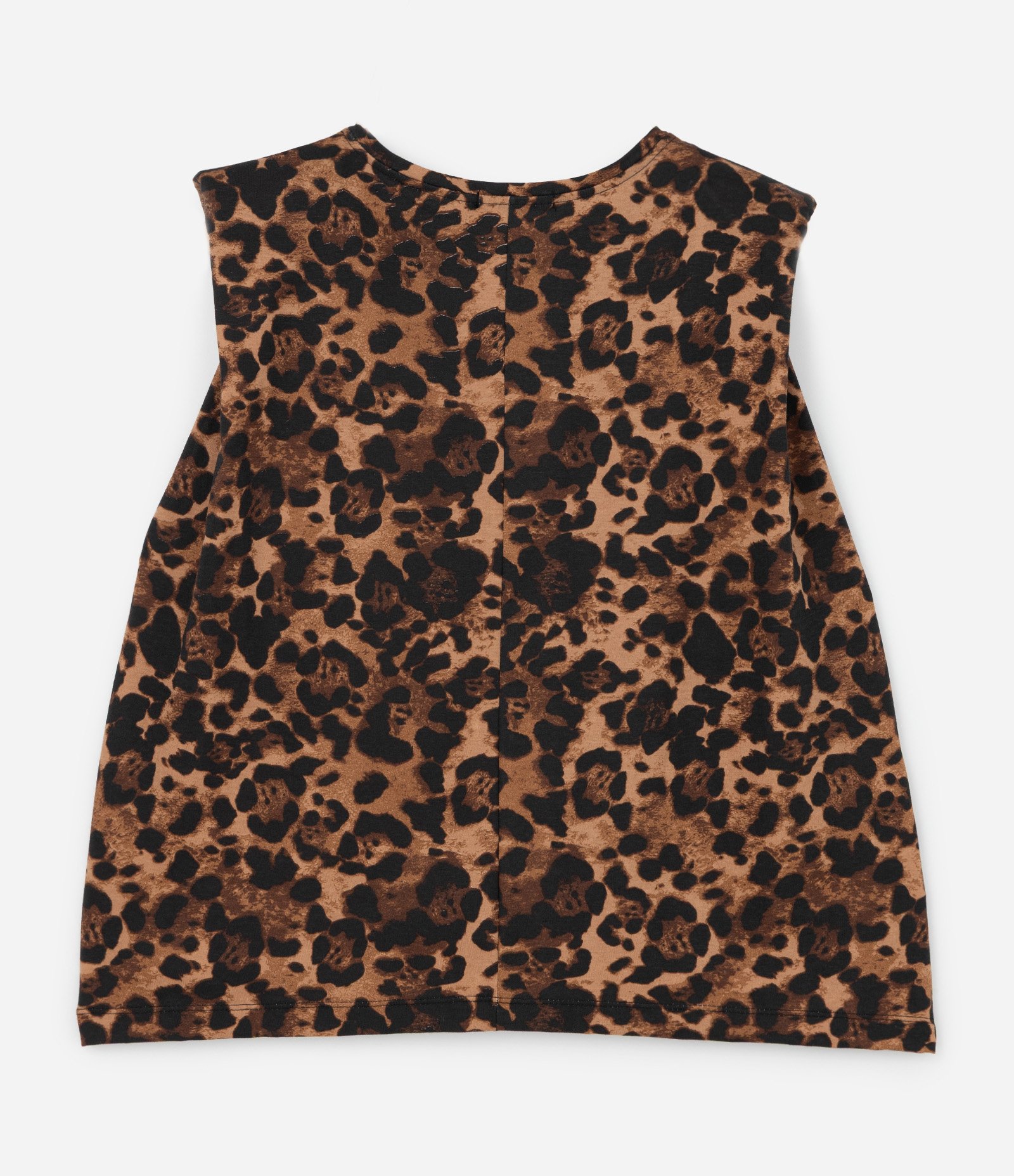 Regata Muscle Tee em Algodão com Estampa Onça Curve & Plus Size Marrom 5