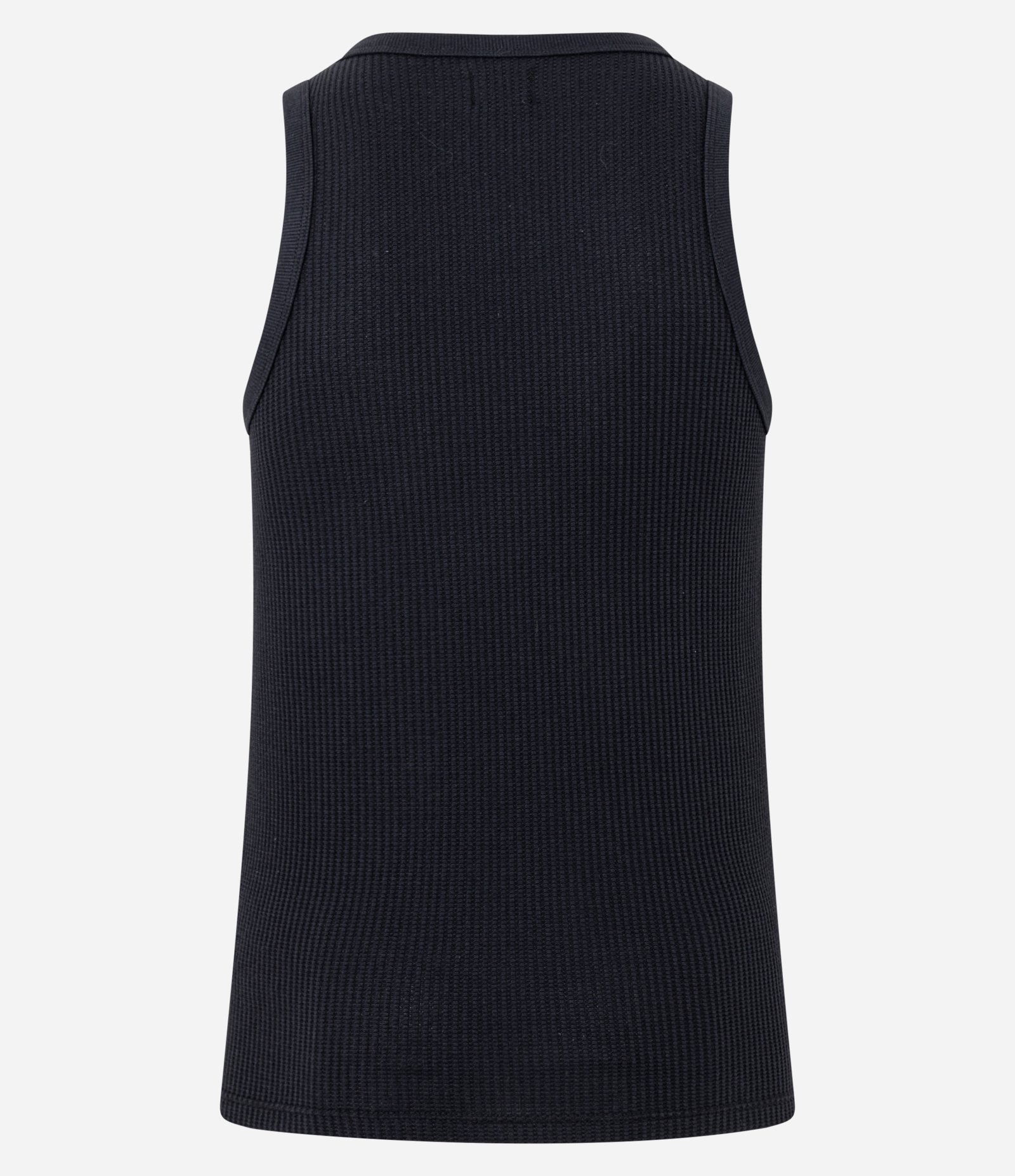 Regata Regular em Flamê com Textura Preto 3