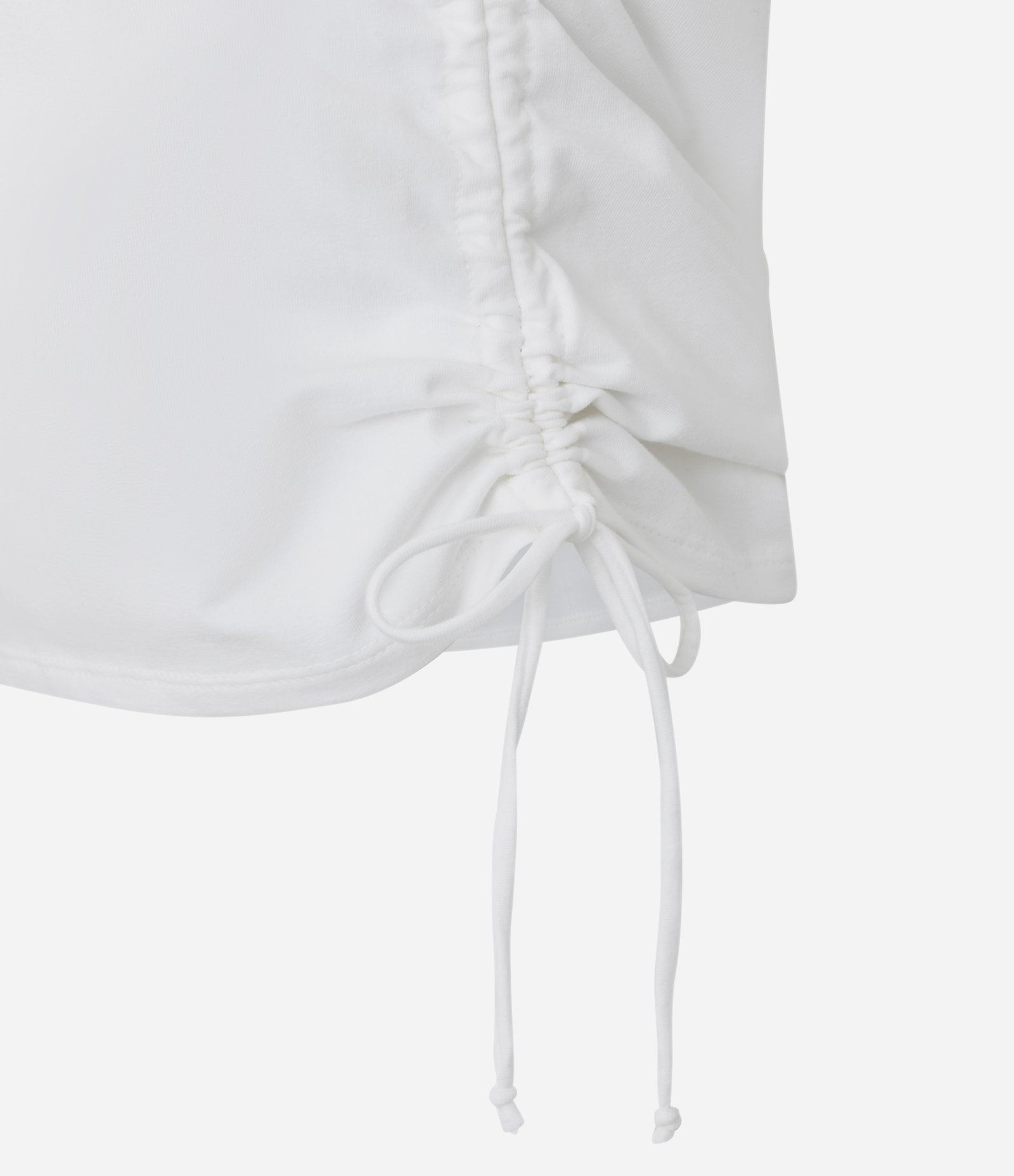 Blusa em Algodão com Franzidos e Lettering Brasil Off White 10