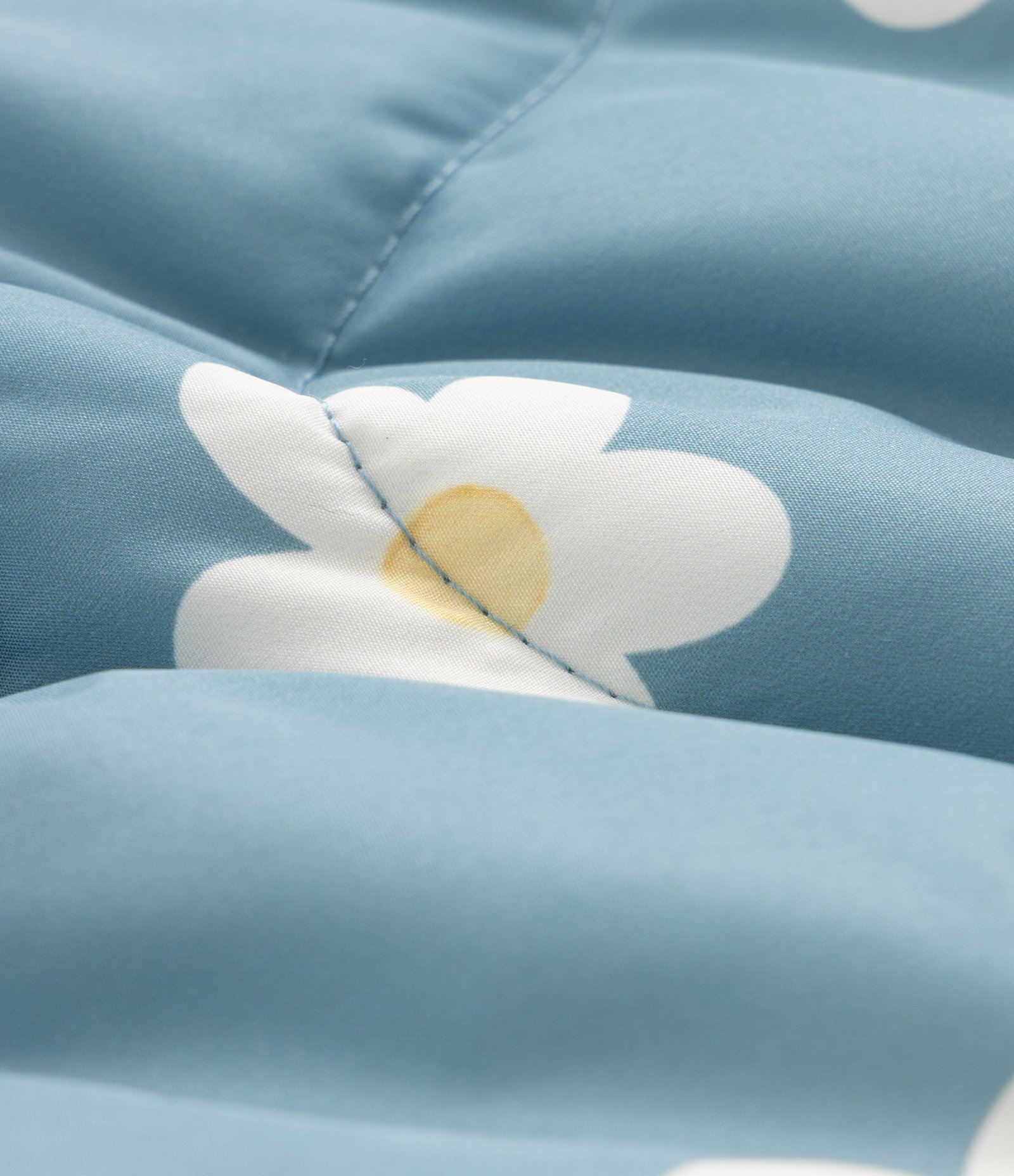 Jaqueta Infantil Matelassê com Estampa Floral – Tam 0 a 18 Meses Azul 4