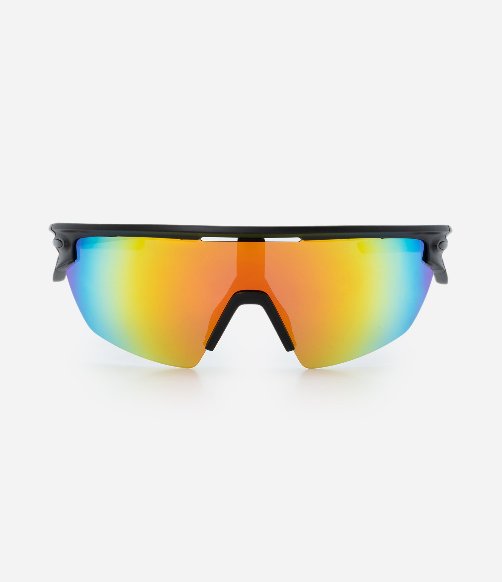 Óculos de Sol Esportivo com Lentes Curvadas Preto 2