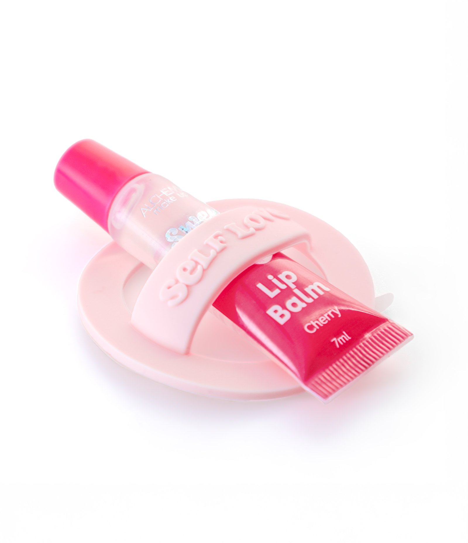 Lip Balm com Holder Alchemia Self Love Cherry Rosa 4