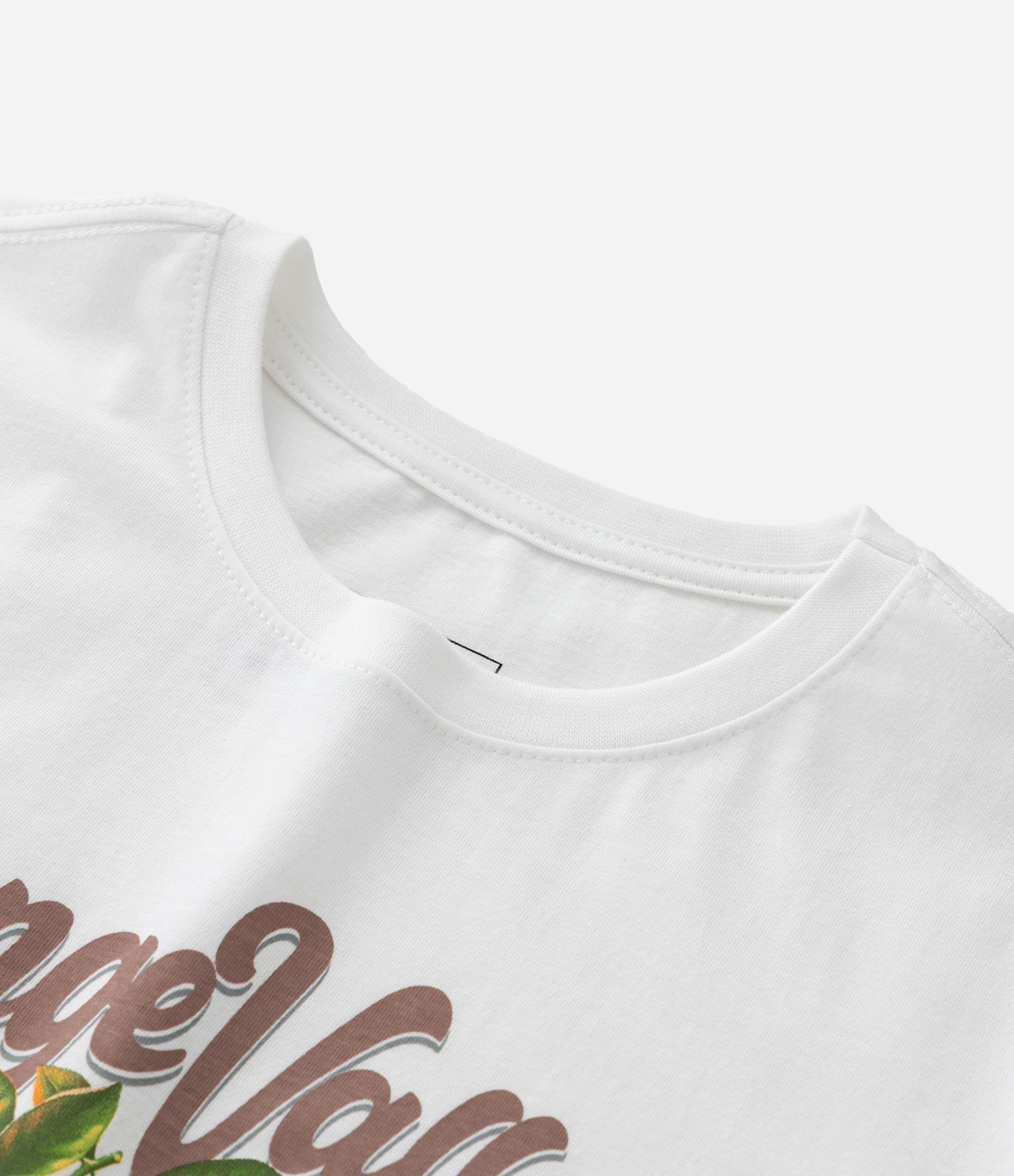 Camiseta Infantil com estampa Laranjas - Tam 5 a 14 Anos Branco 4