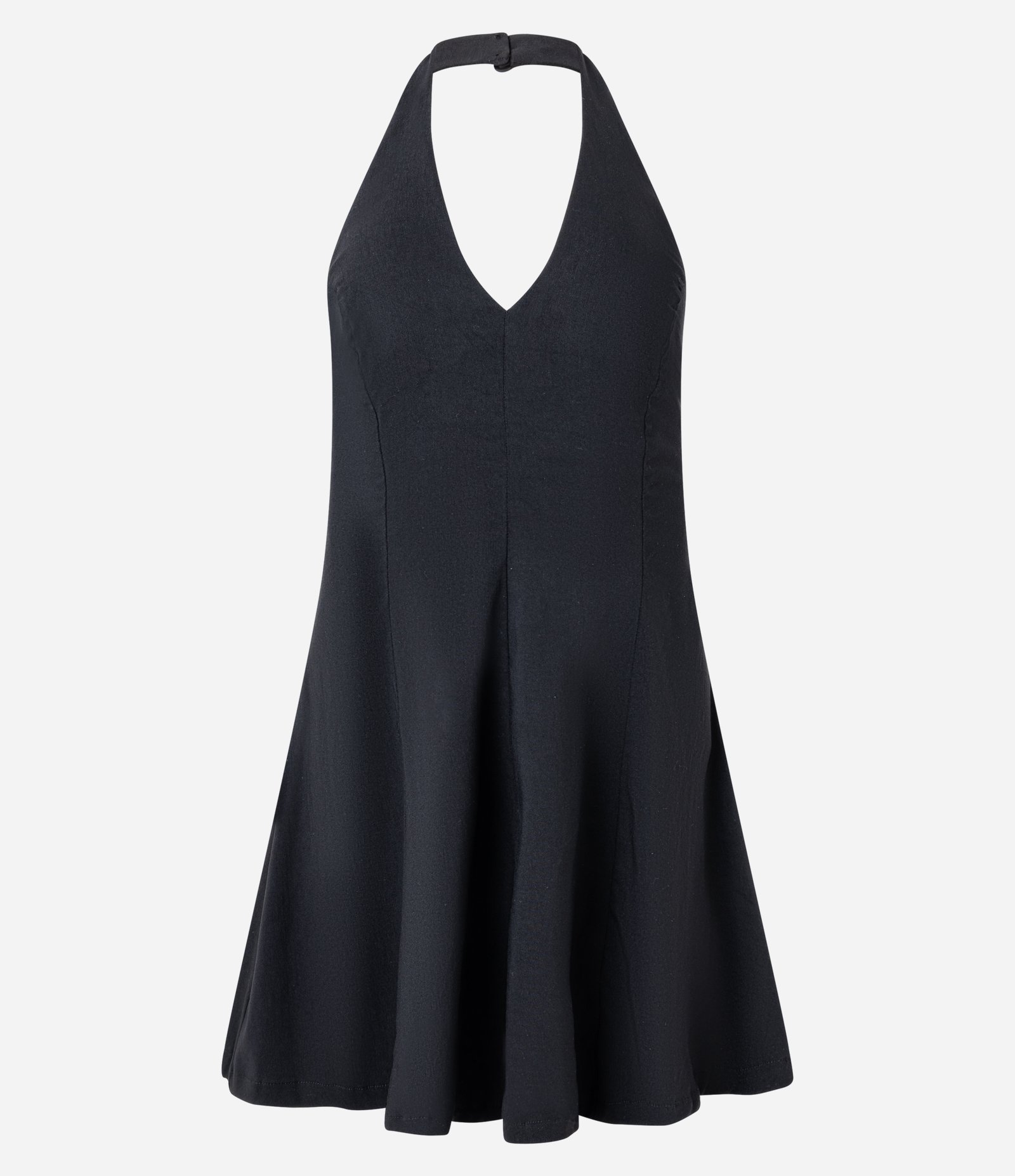 Vestido Curto em Alfaiataria Frente Única Preto 1