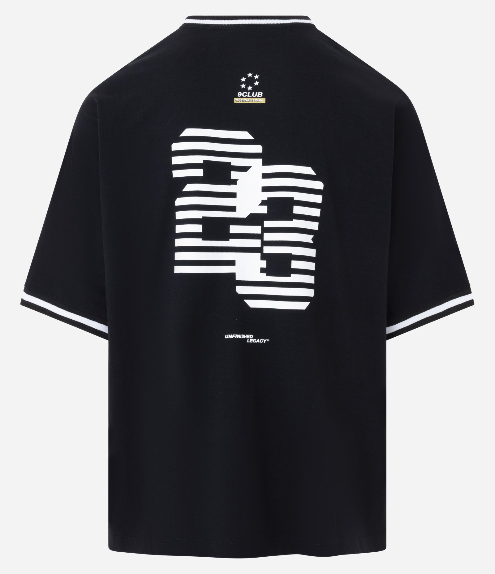 Camiseta Oversized Esportiva em Meia Malha com Estampa em Relevo Preto 2