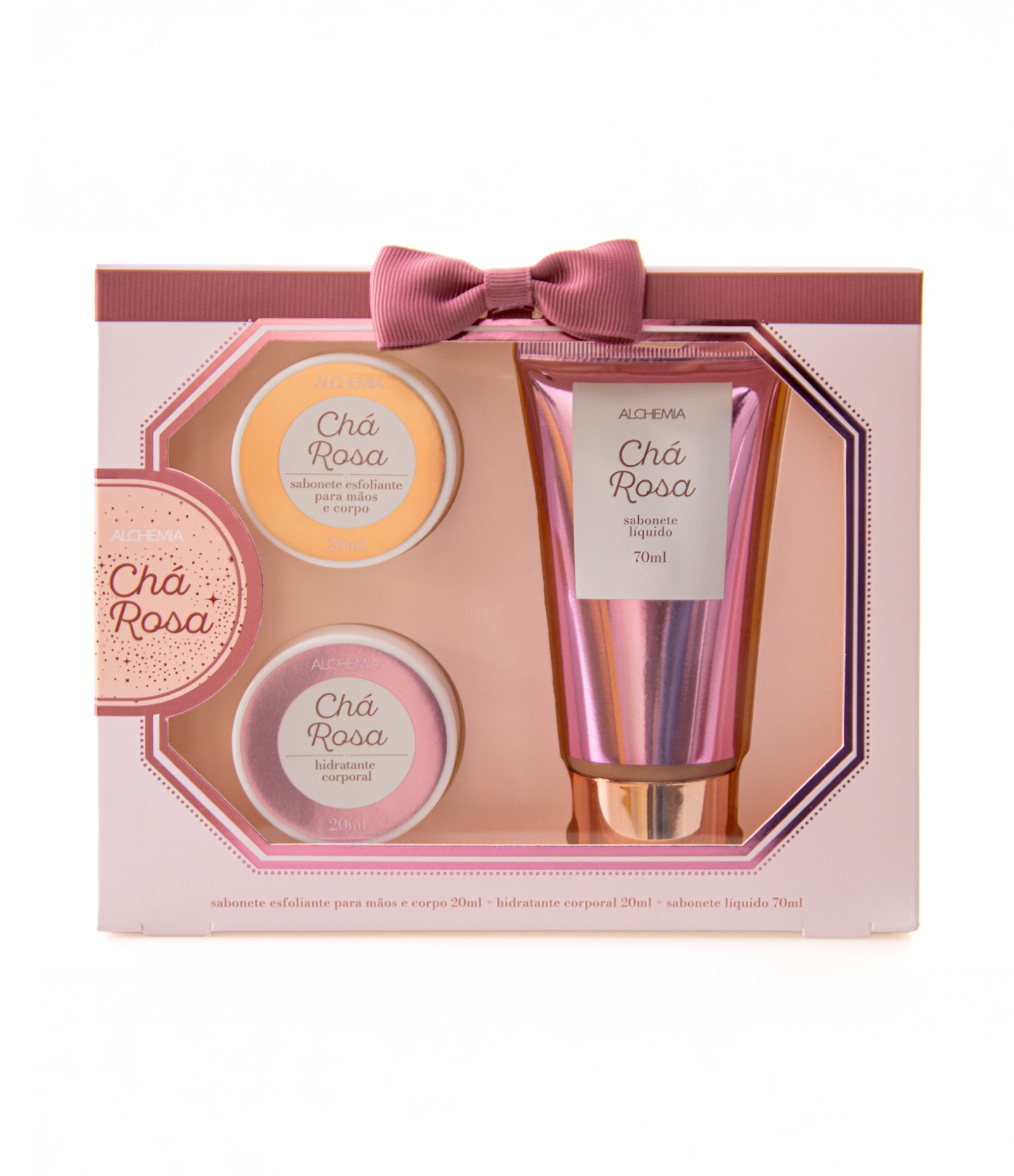 Kit Presente Mãos com Sabonete Esfoliante + Creme de Mãos + Sabonete líquido Alchemia KIT 1