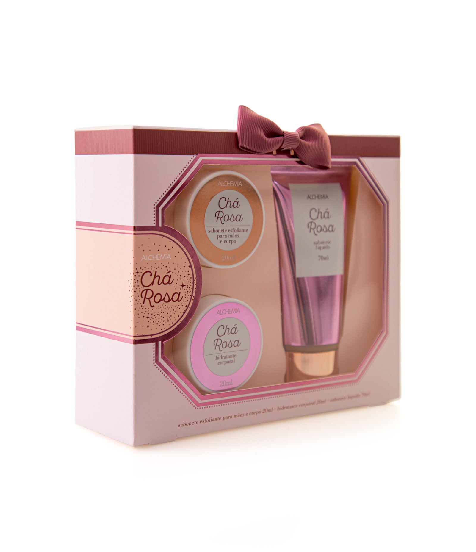 Kit Presente Mãos com Sabonete Esfoliante + Creme de Mãos + Sabonete líquido Alchemia KIT 2