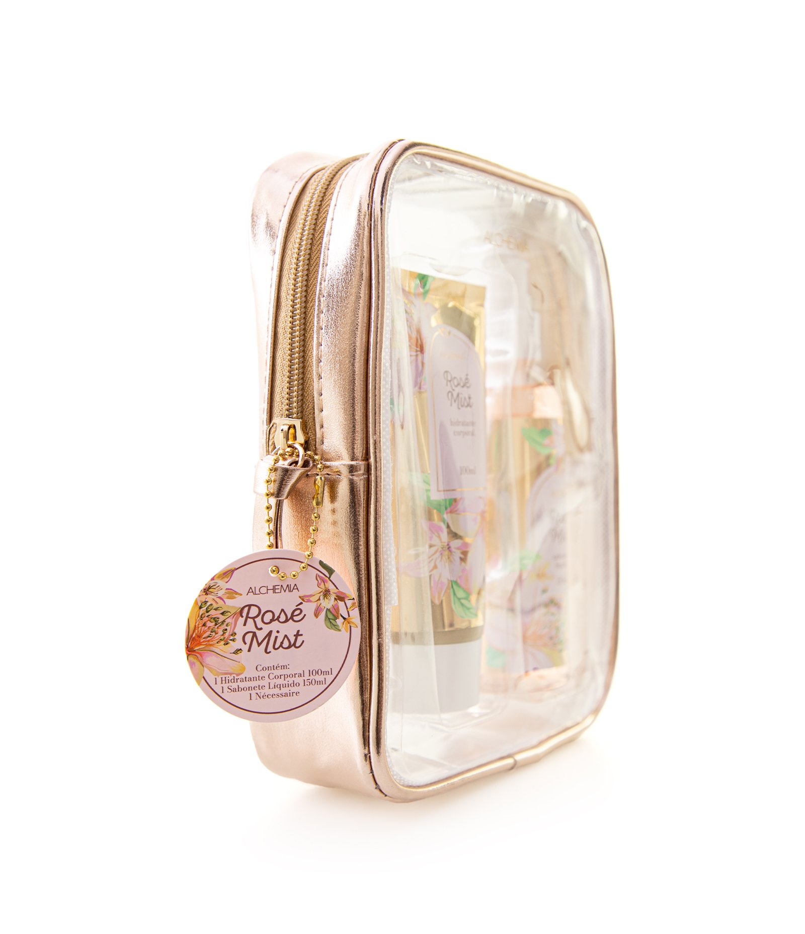 Kit Presente Corporal Necessaire com Hidratante Corporal + Sabonete Líquido Alchemia KIT 2
