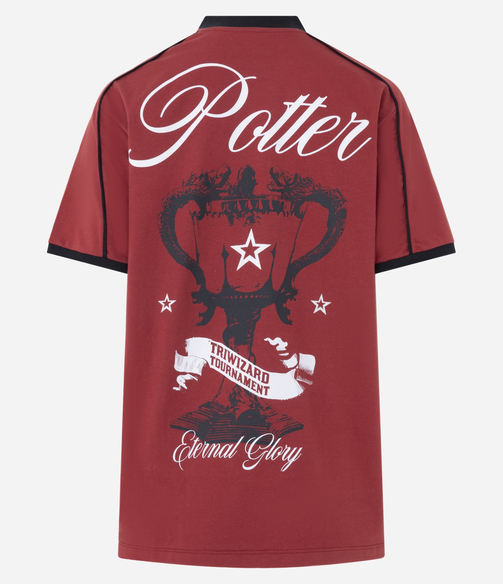 Camiseta em Algodão com Estampa do Harry Potter Vermelho 6