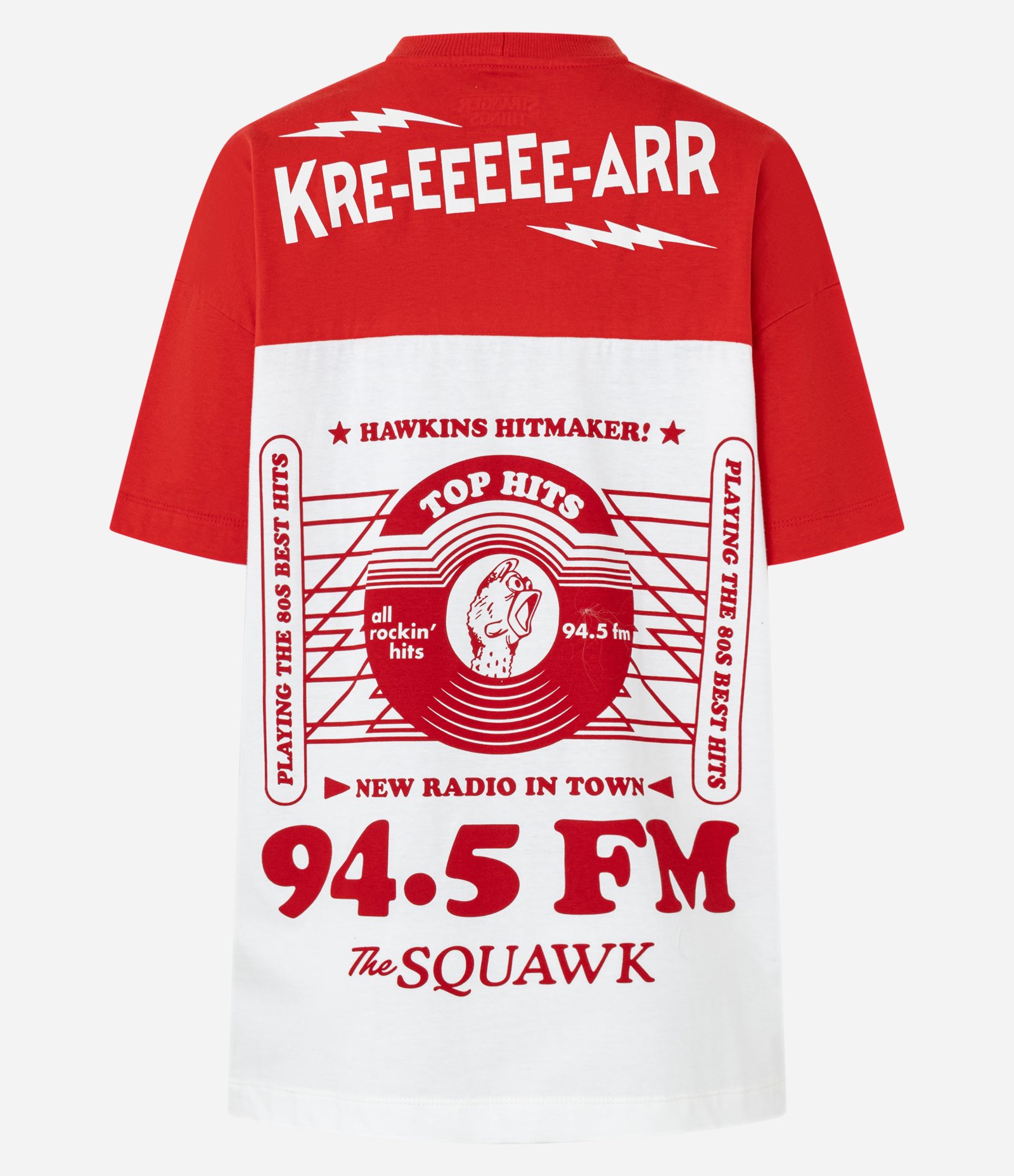 Camiseta T-shirt em Algodão com Estampa Stranger Things Branco 7