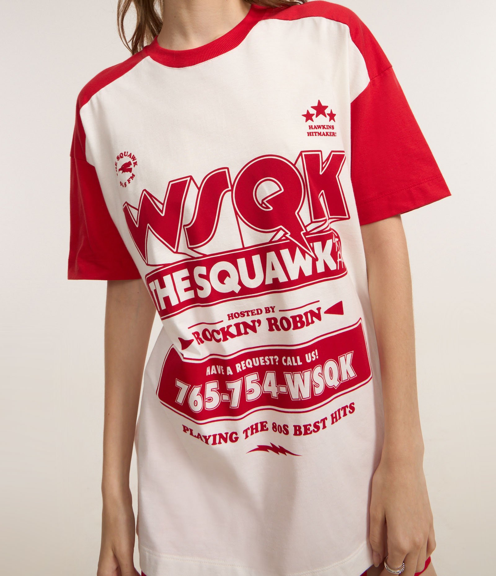 Camiseta T-shirt em Algodão com Estampa Stranger Things Branco 4