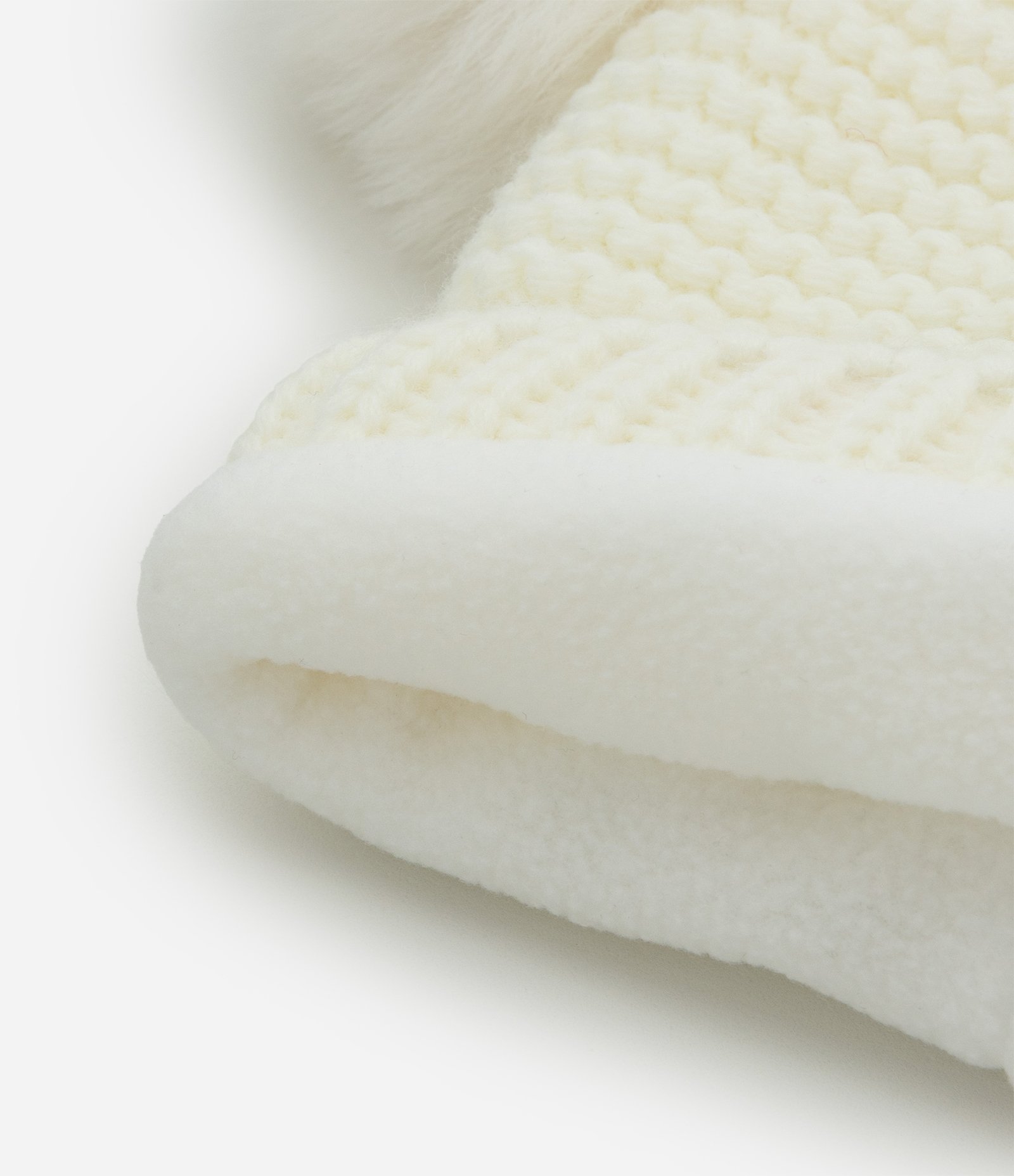 Touca Infantil em Tricô com Bordado de Bichinho – Tam 0 a 12 Meses Off White 4