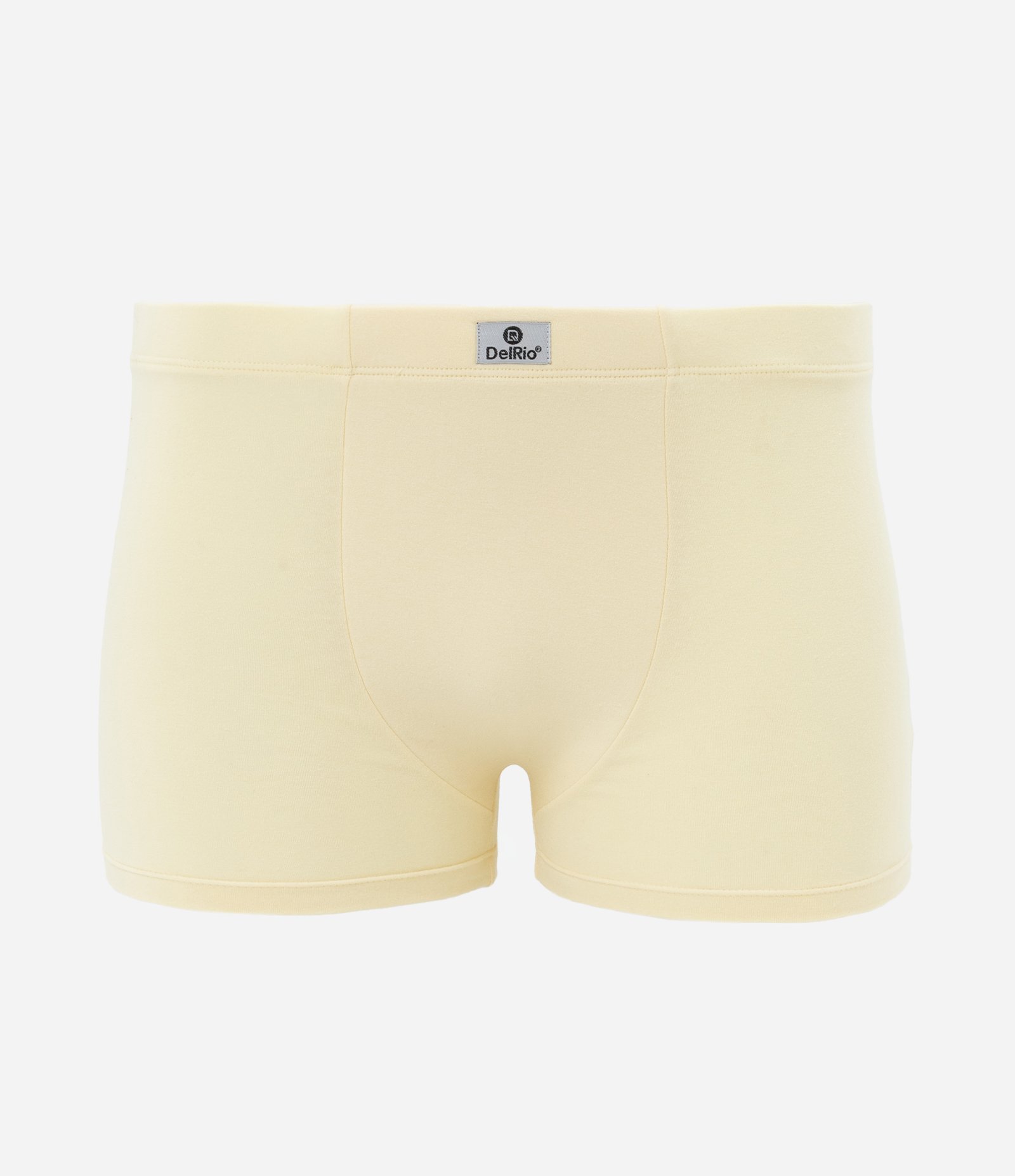 Cueca Boxer em Algodão Básica DelRio Amarelo 1