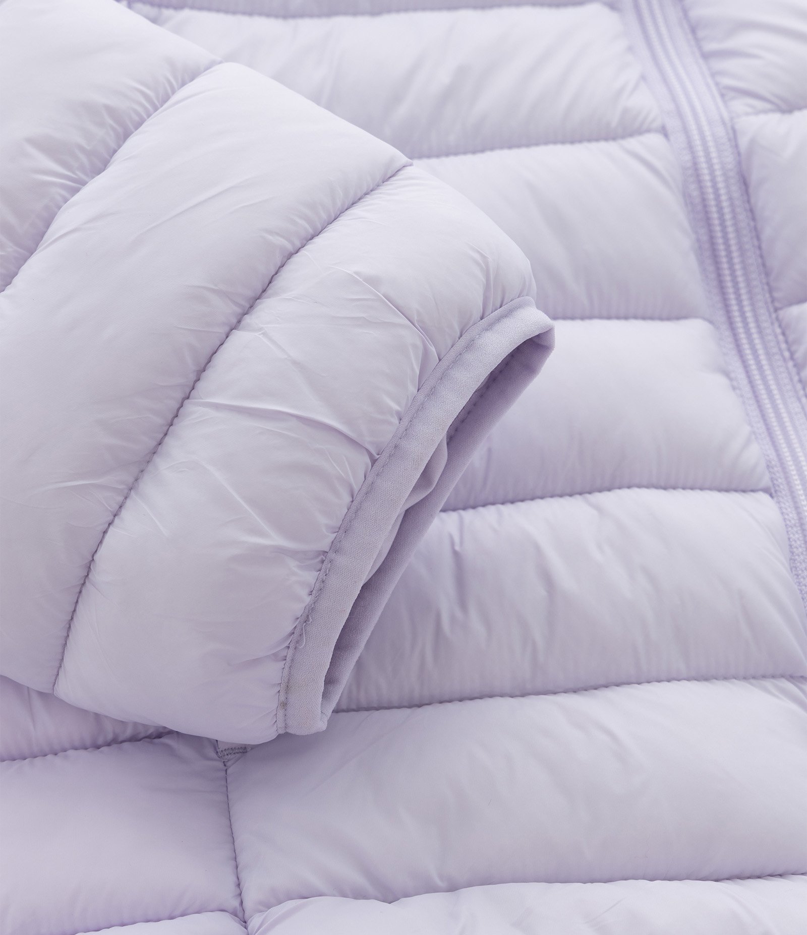 Jaqueta Infantil Puffer em Microfibra com Capuz – Tam 5 a 16 Anos Lilás 5