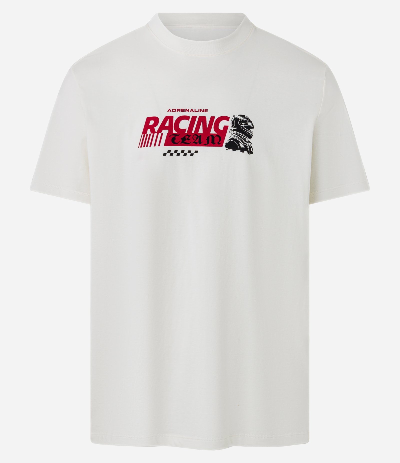 Camiseta Comfort em Algodão com Estampa Automobilismo e Lettering Branco 8