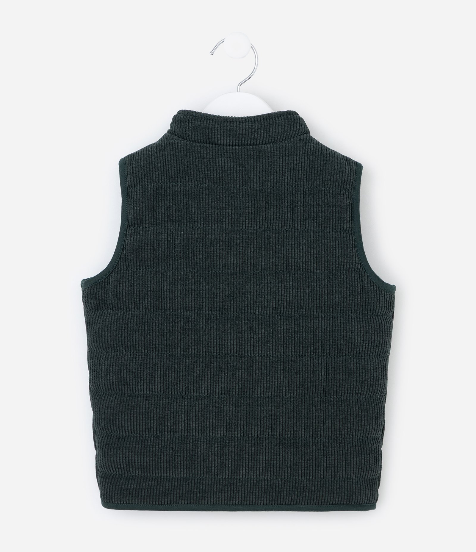 Colete Infantil Matelassados com Estampa Localizada – Tam 1 a 5/6 Anos Verde Escuro 2