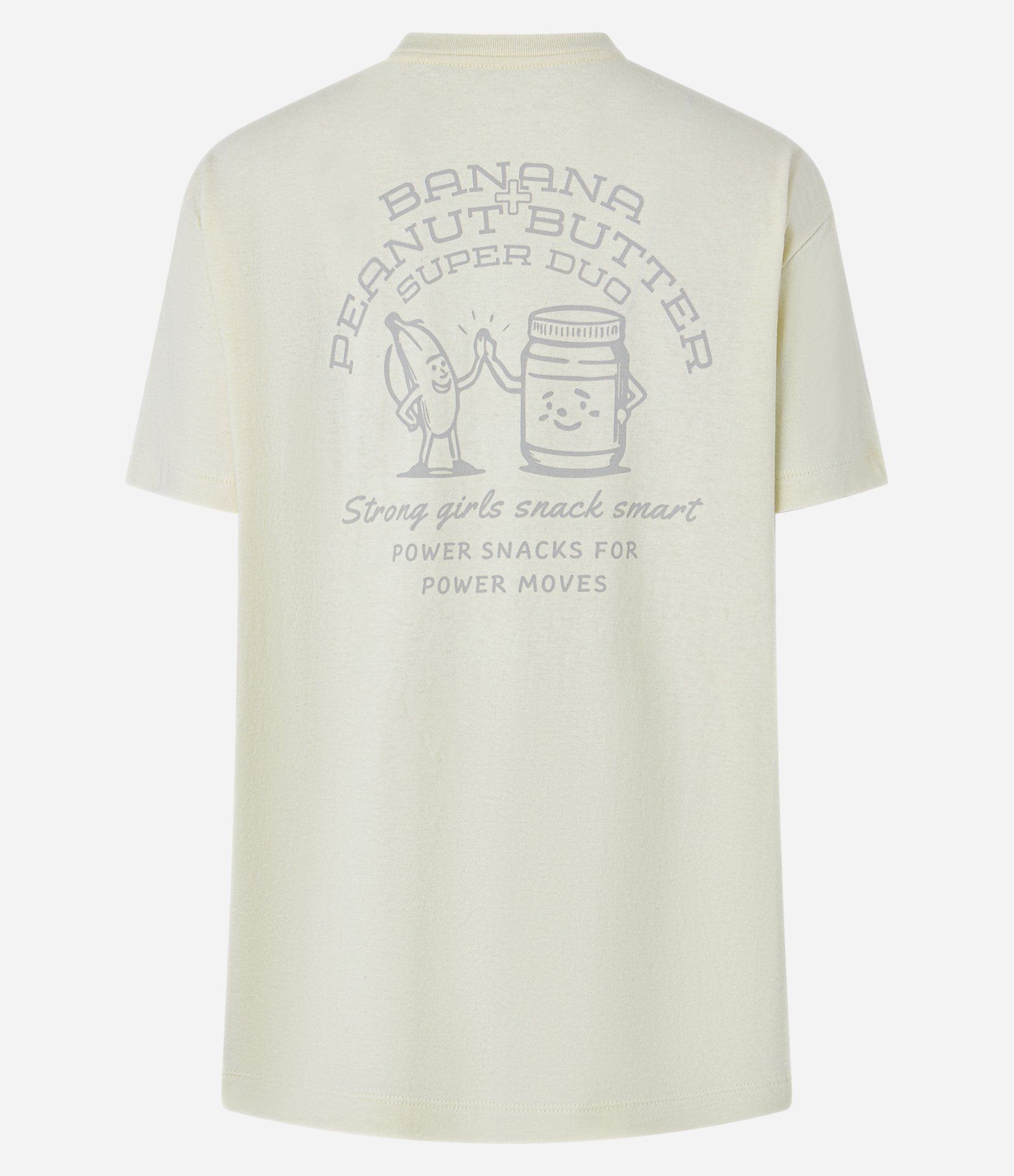Camiseta Oversized Esportiva em Algodão com Estampa Power Snack Amarelo Manteiga 6
