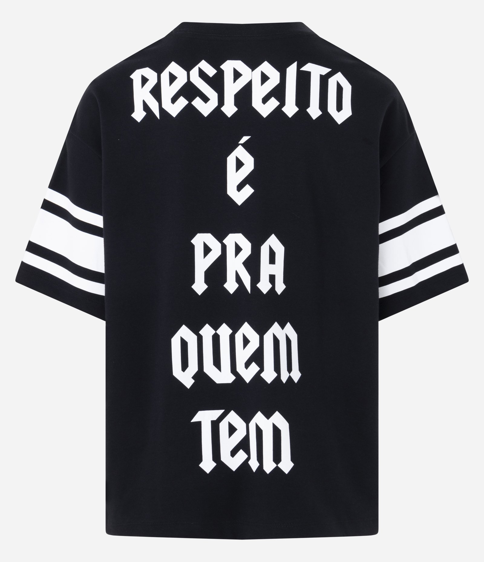 Camiseta Oversized em Algodão com Estampa Lettering Sabotage Preto 8