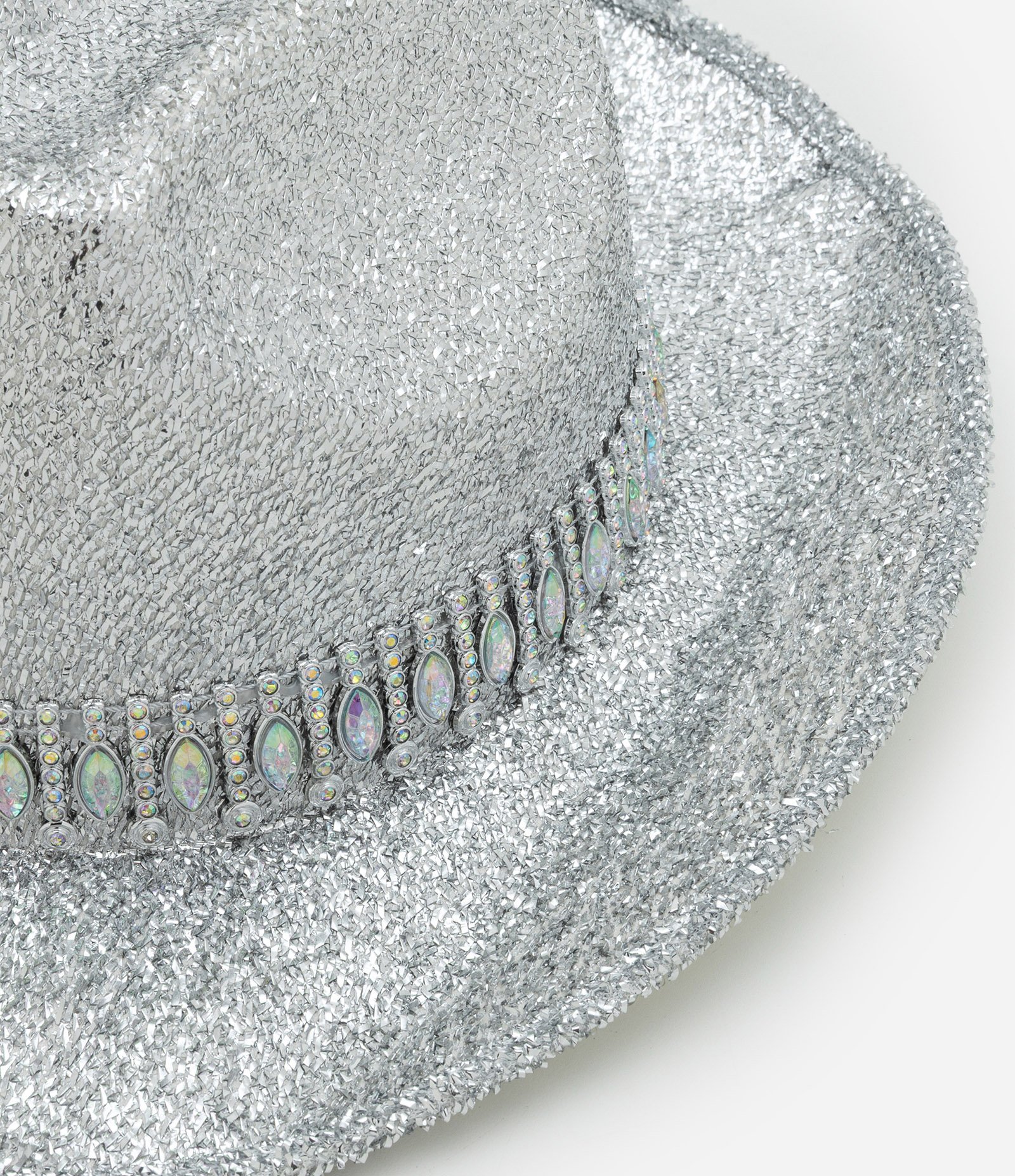 Chapéu Metalizado com Aplicações Prata 4
