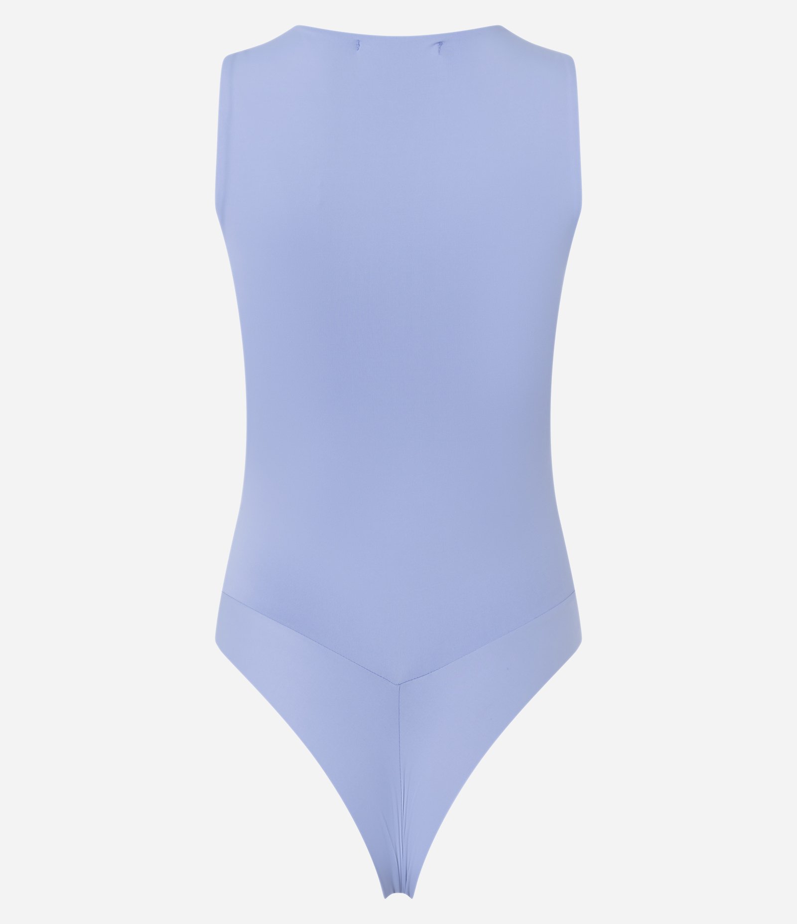 Body Básico em Poliamida com Gola Redonda Azul Claro 2