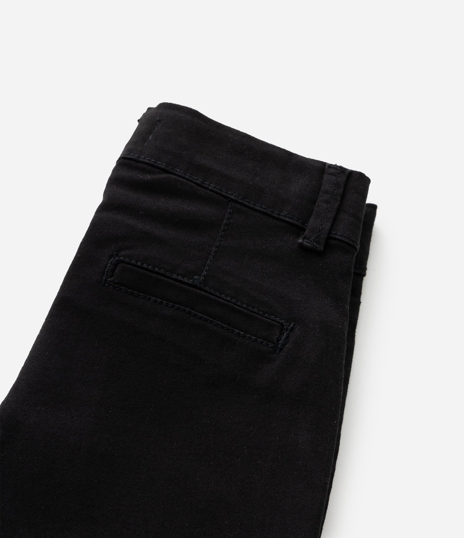 Calça Skinny Infantil em Sarja com Bolso Faca - Tam 1 a 4 anos Preto 3