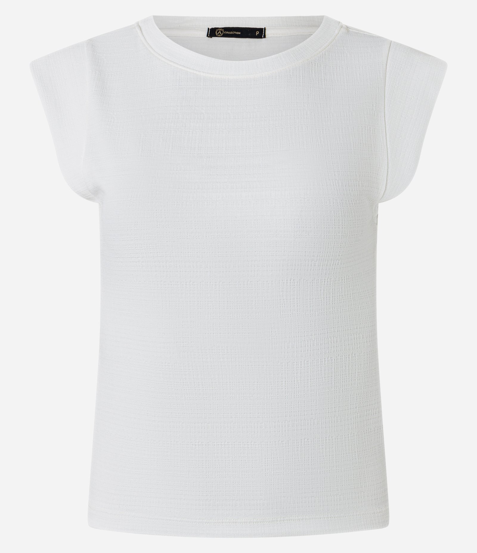 Blusa com Textura e Ombro Estruturado Branco 4