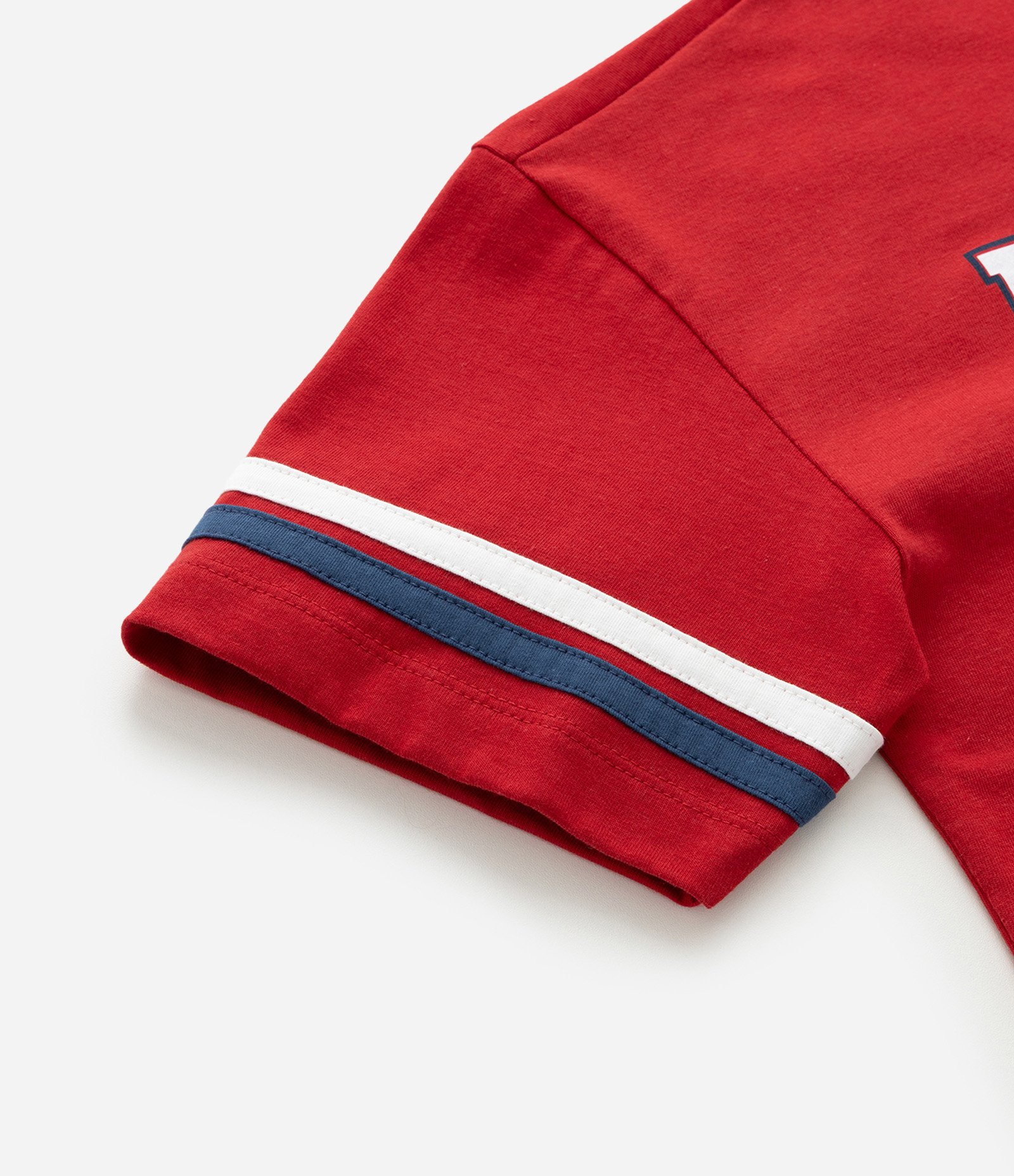 Camiseta Infantil Regular com Estampa de Baseball - Tam 5 a 14 Anos Vermelho 4