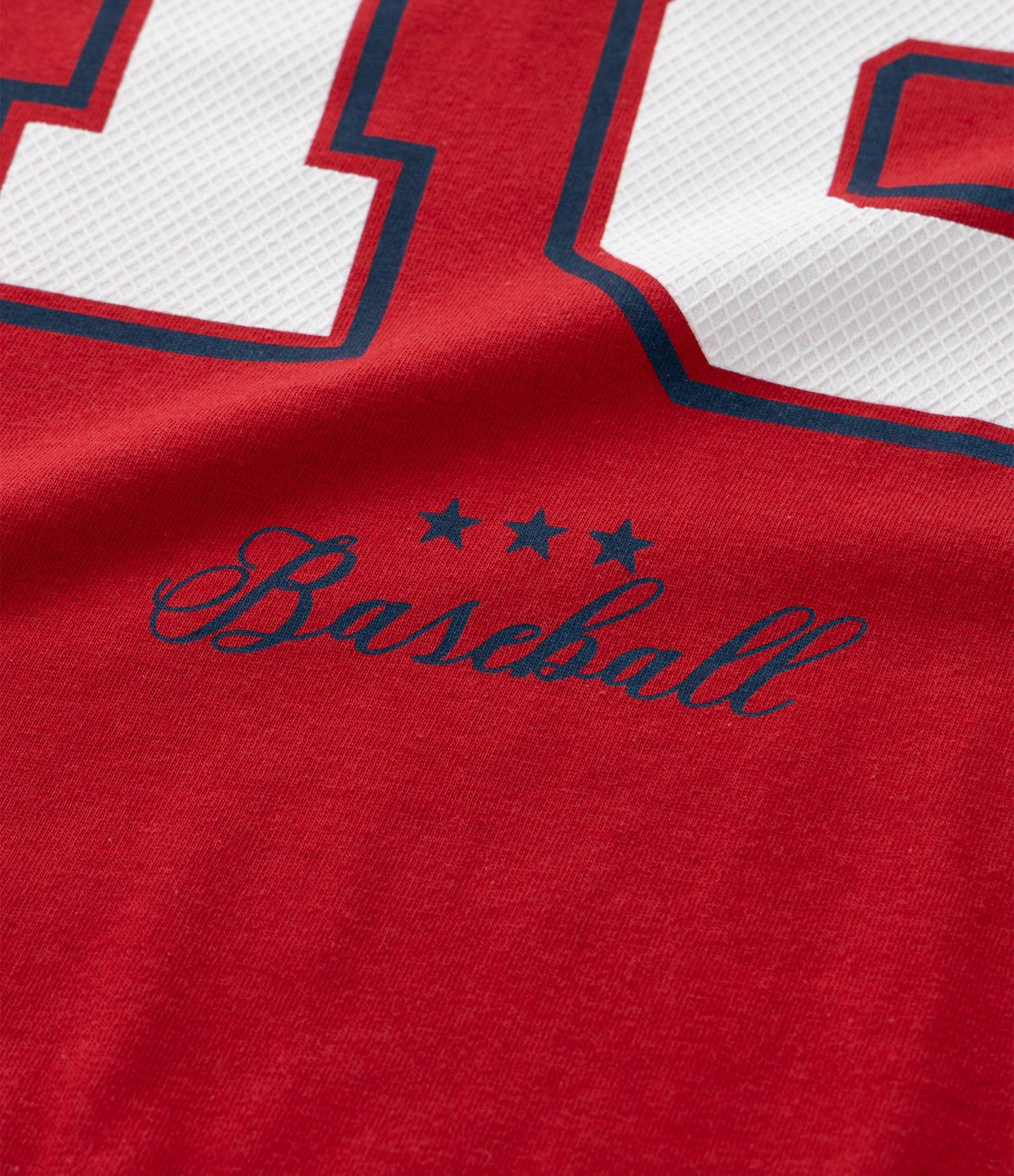 Camiseta Infantil Regular com Estampa de Baseball - Tam 5 a 14 Anos Vermelho 5