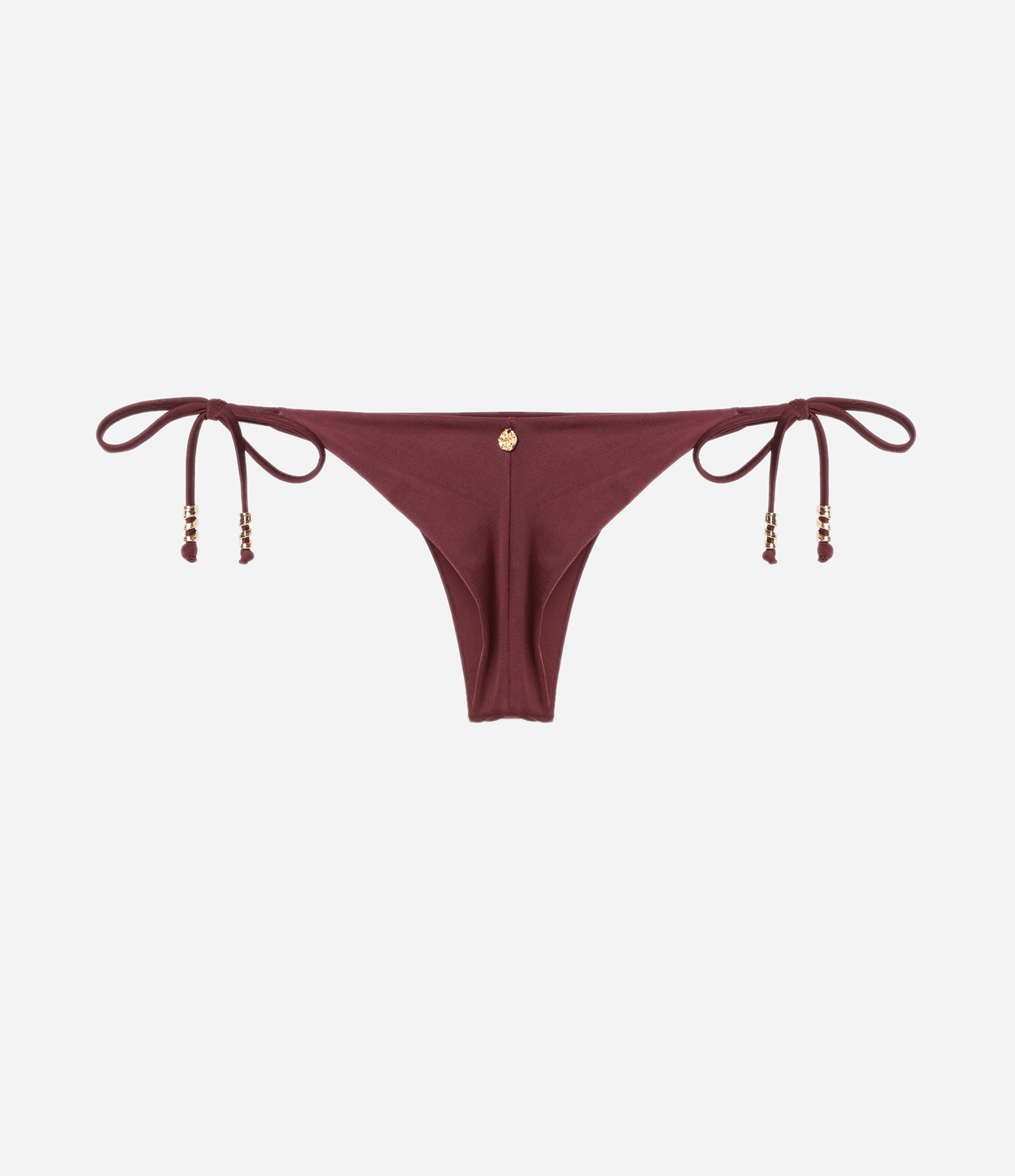 Biquíni Calcinha String Empina Bumbum em Microfibra Bordô 7