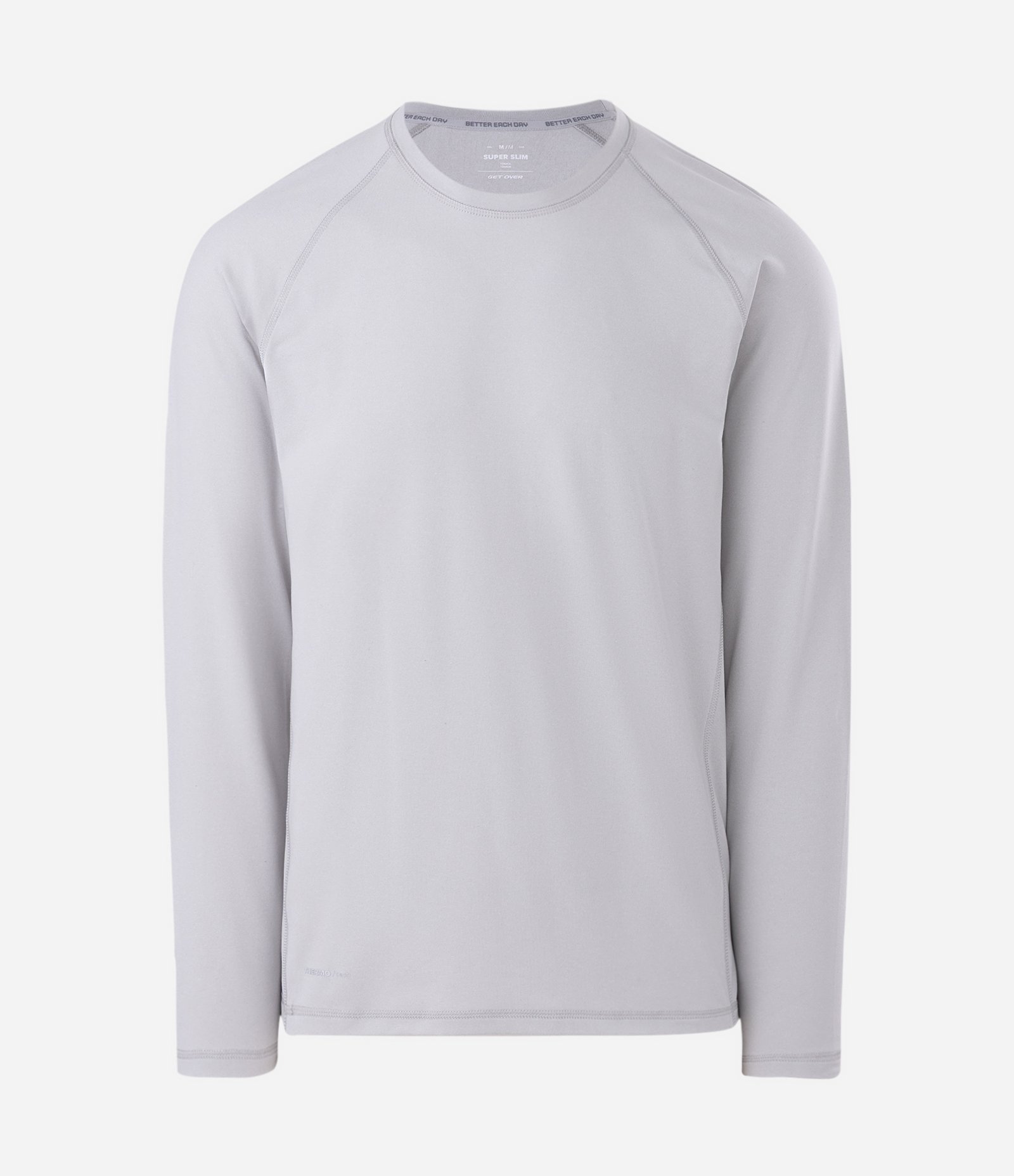 Camiseta Térmica em Manga Longa com Toque Suave e Recortes Cinza 5