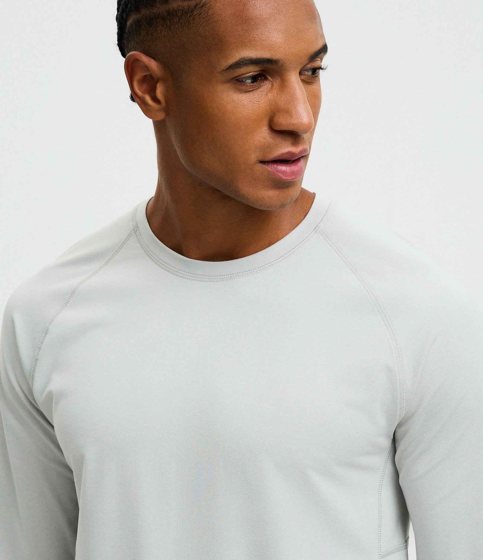 Camiseta Térmica em Manga Longa com Toque Suave e Recortes Cinza 4