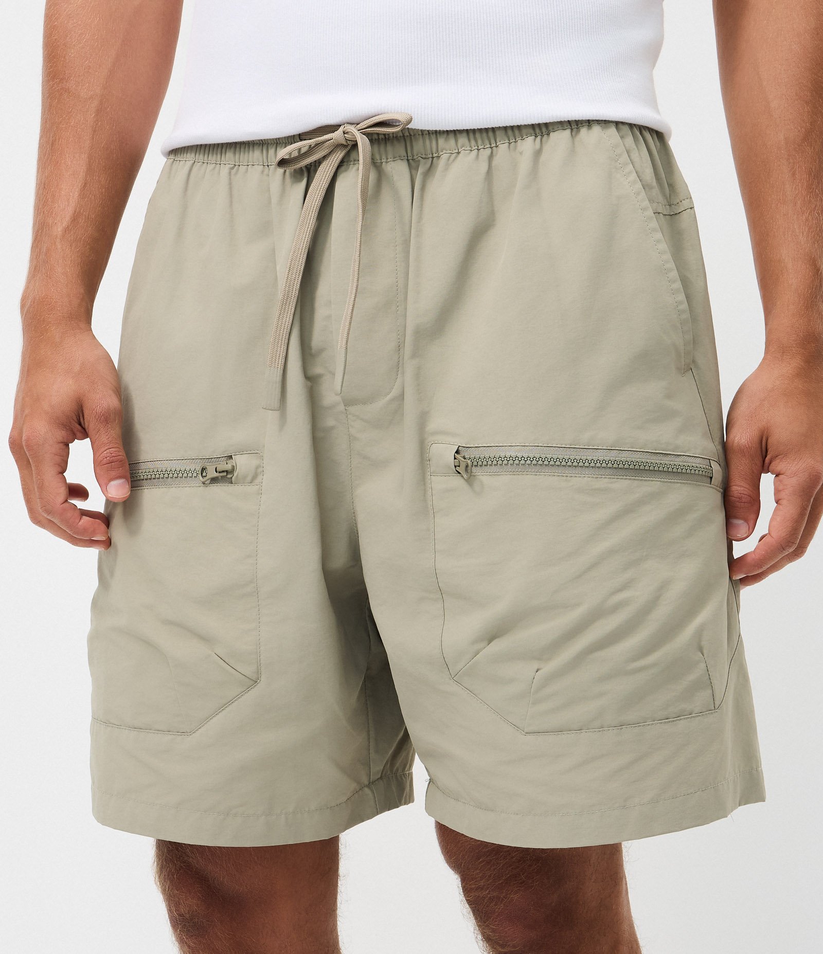 Bermuda Baggy Cropped com Zíper Tratorado Verde 2