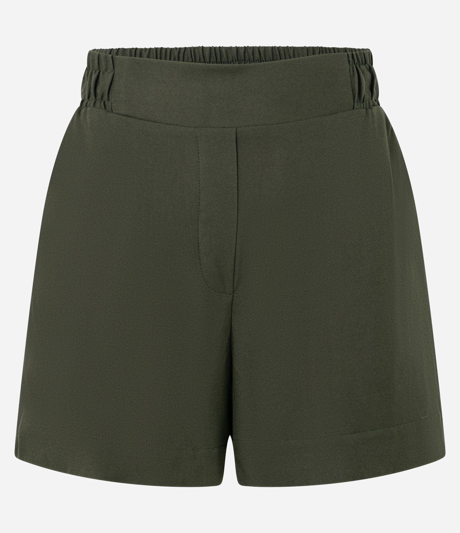 Short Regular em Viscose com Cós Elástico Verde 5