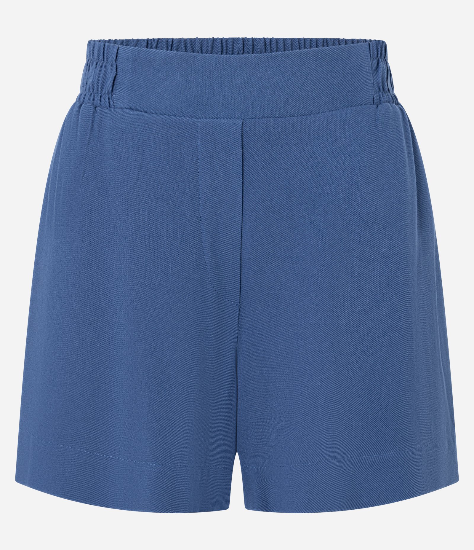Short Regular em Viscose com Cós Elástico Azul 5