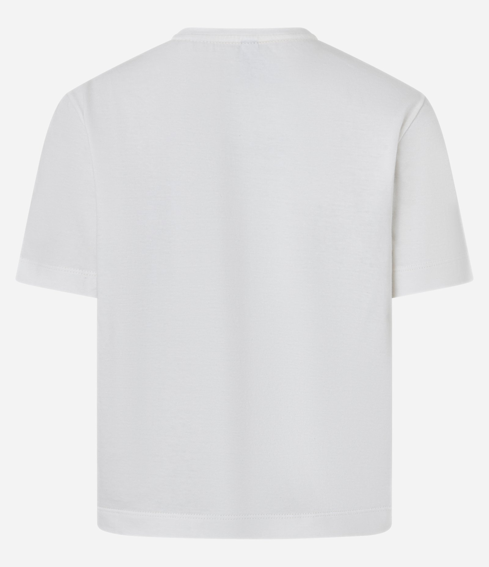 Camiseta em Algodão com Paetê Bordada de Caju Branco 6