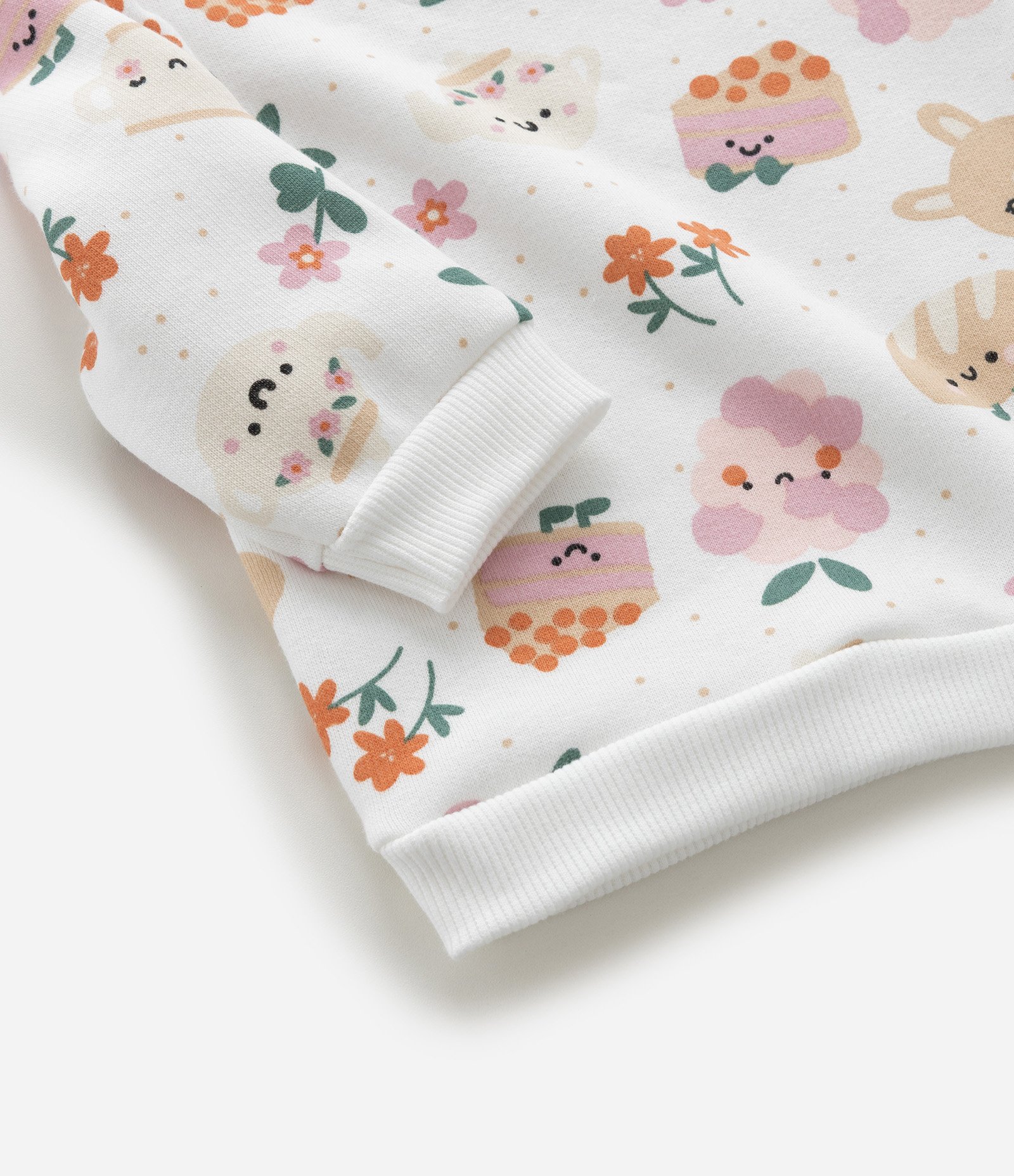 Blusão Infantil Quentinho Estampado de Bichinhos - Tam 0 a 18 meses Branco 7