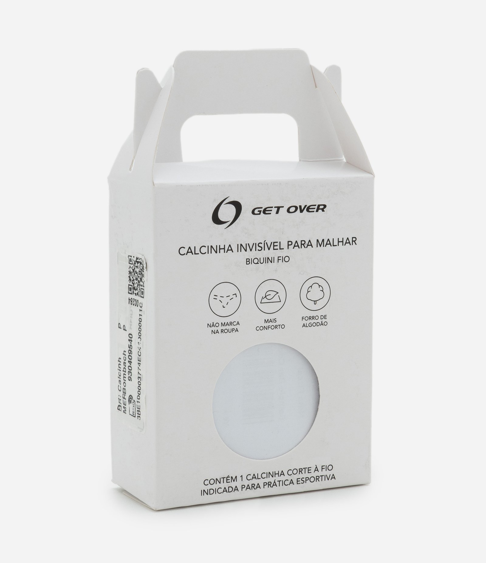 Calcinha Biquíni Esportiva em Microfibra com Corte a Fio Marrom Claro 3