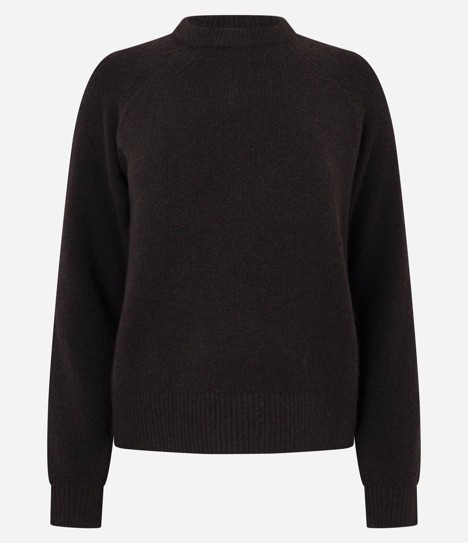 Suéter em Tricô com Manga Raglan Bordô 6