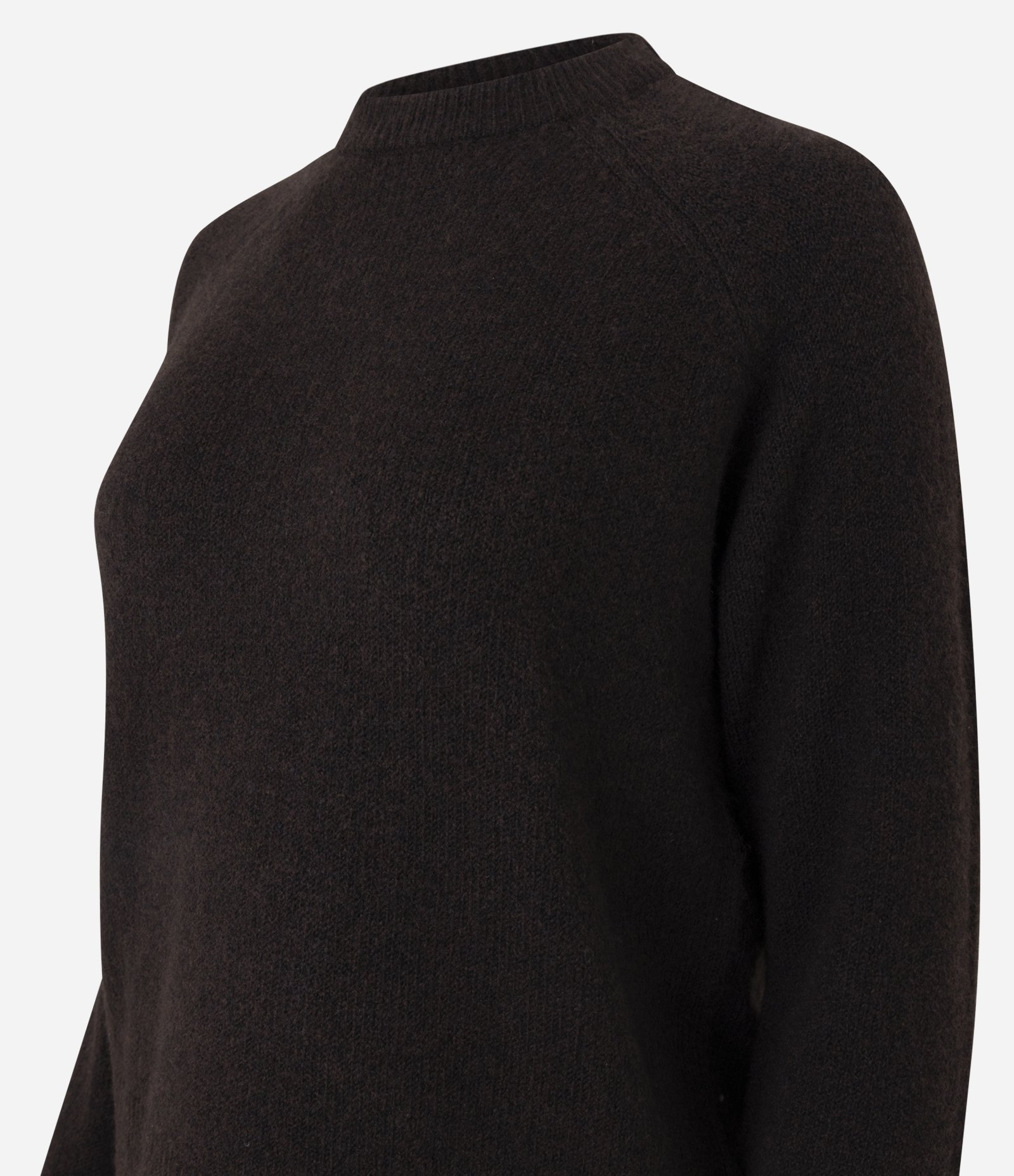 Suéter em Tricô com Manga Raglan Bordô 7