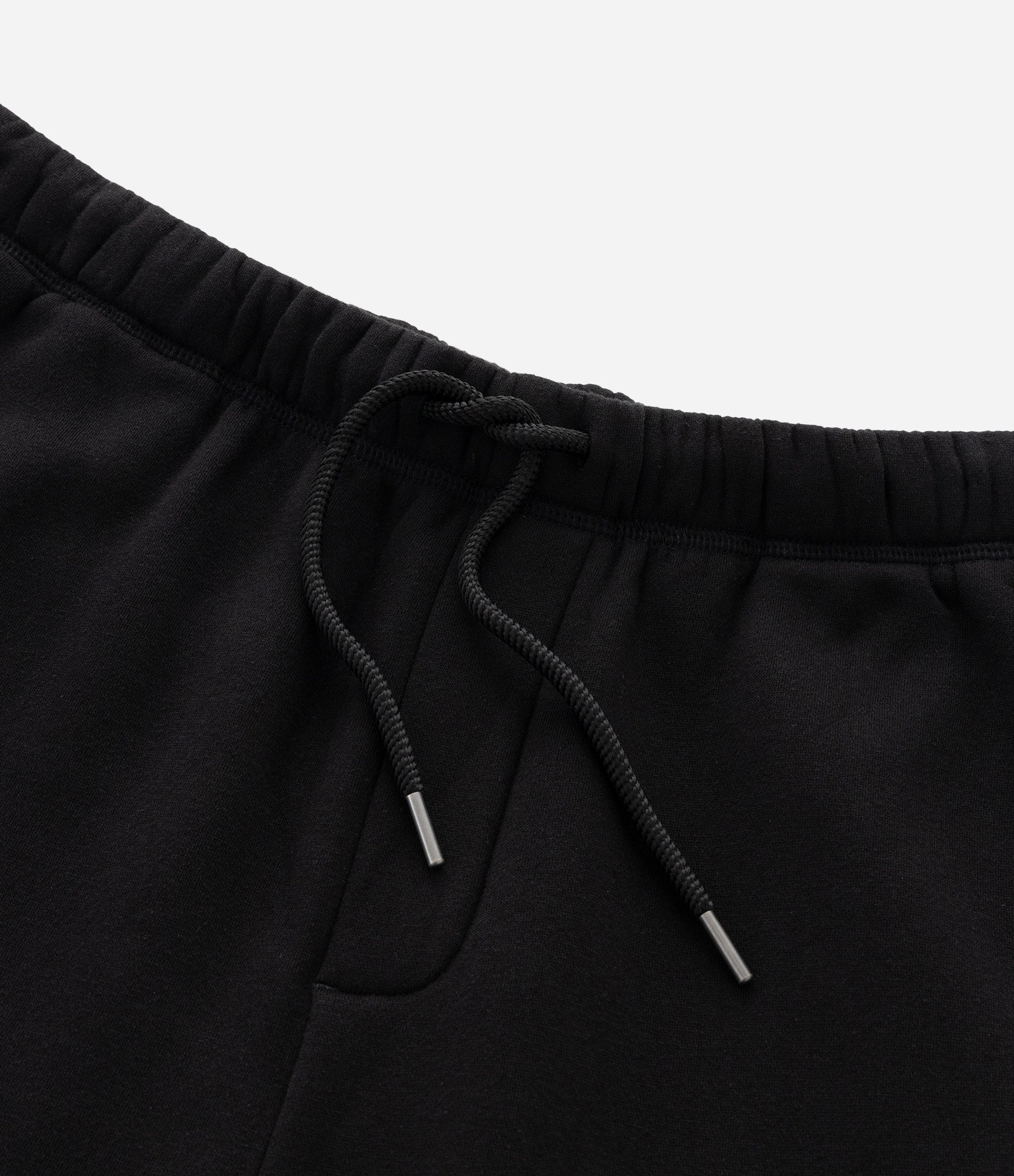 Calça Baggy em Moletom com Felpa com Barra Regulável Preto 9